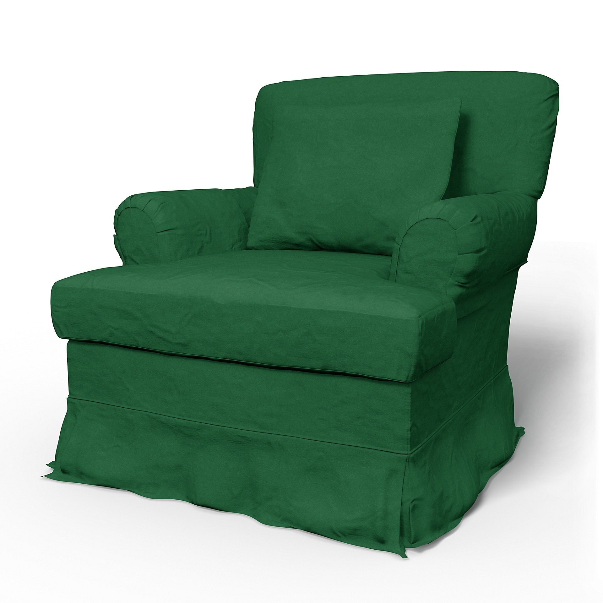 IKEA - Stockholm Armchair Cover (1994-2000), Abundant Green, Velvet - Bemz