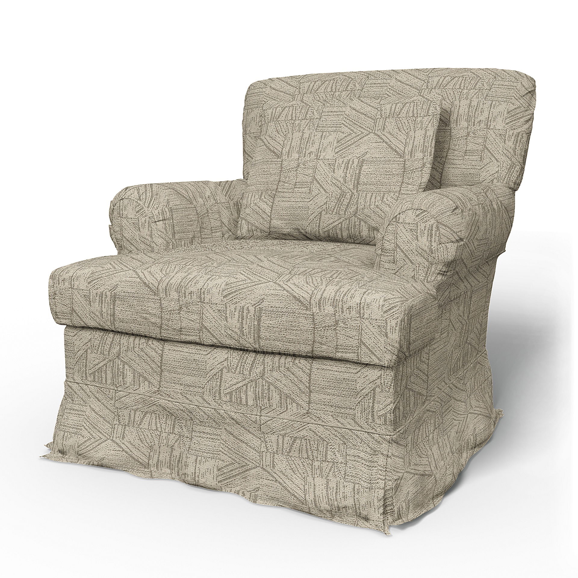 IKEA - Stockholm Armchair Cover (1994-2000), Taupe, Cotton - Bemz