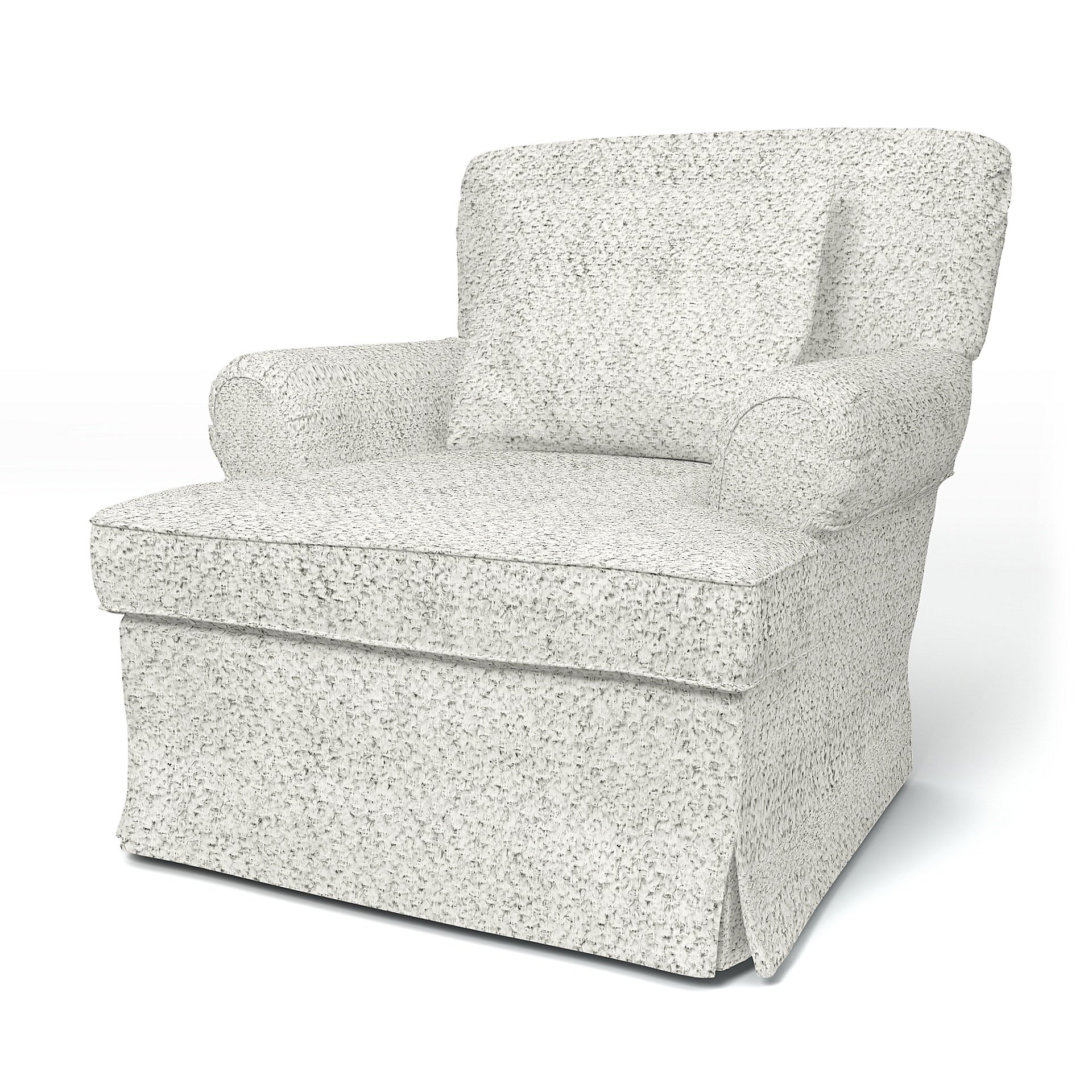 IKEA - Stockholm Armchair Cover (1994-2000) Standard, Ivory, Boucle & Texture - Bemz