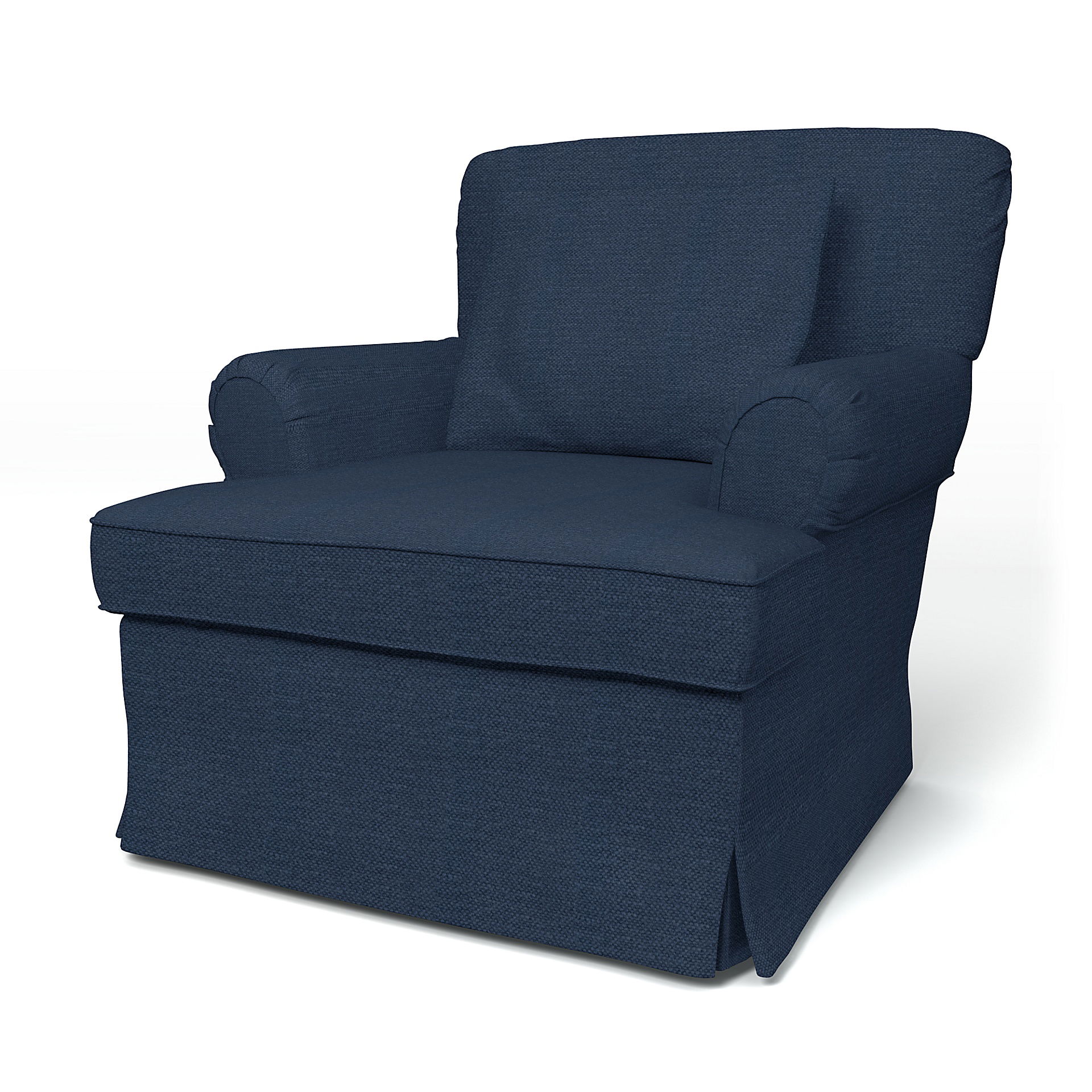 IKEA - Stockholm Armchair Cover (1994-2000) Standard, Navy Blue, Linen - Bemz