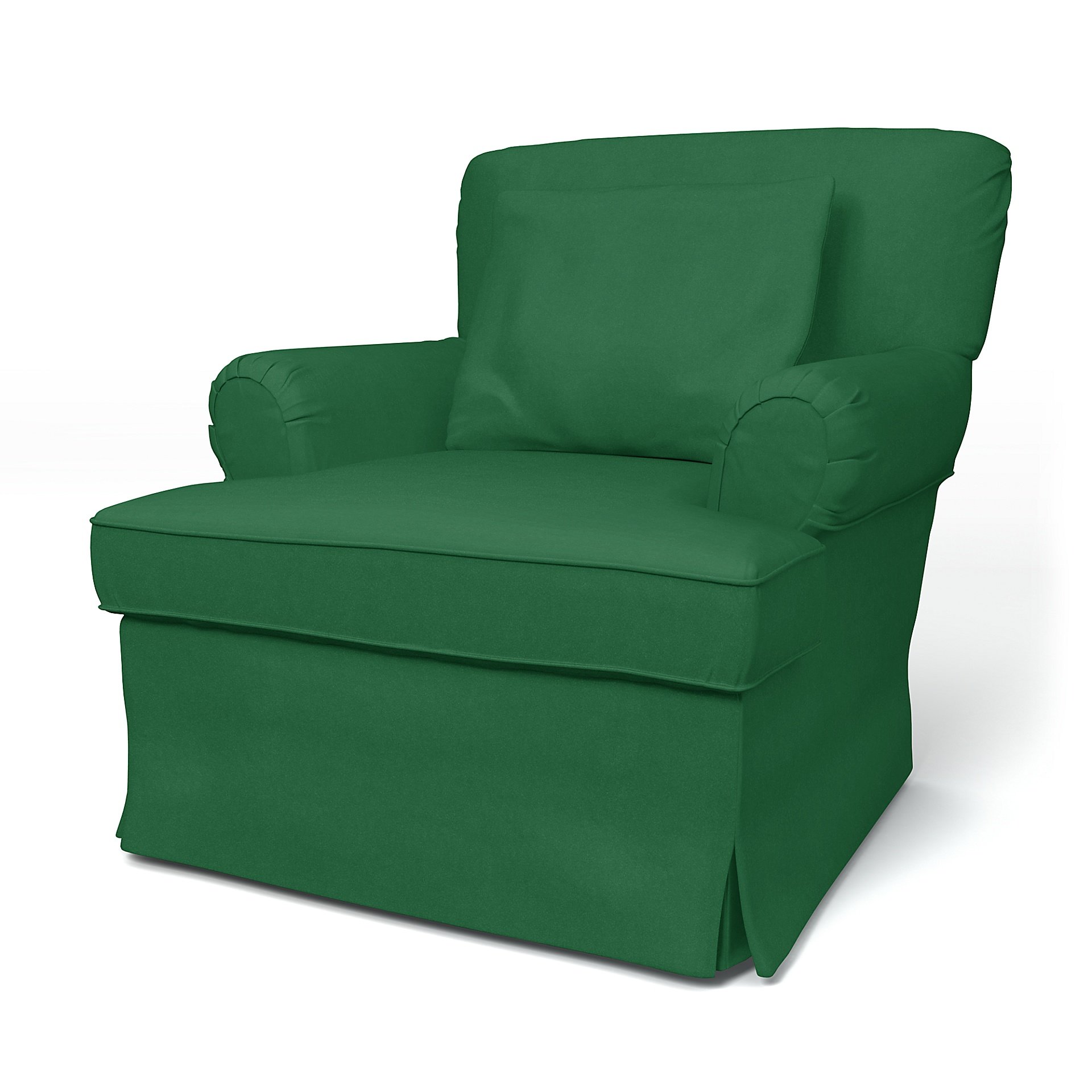 IKEA - Stockholm Armchair Cover (1994-2000) Small, Abundant Green, Velvet - Bemz