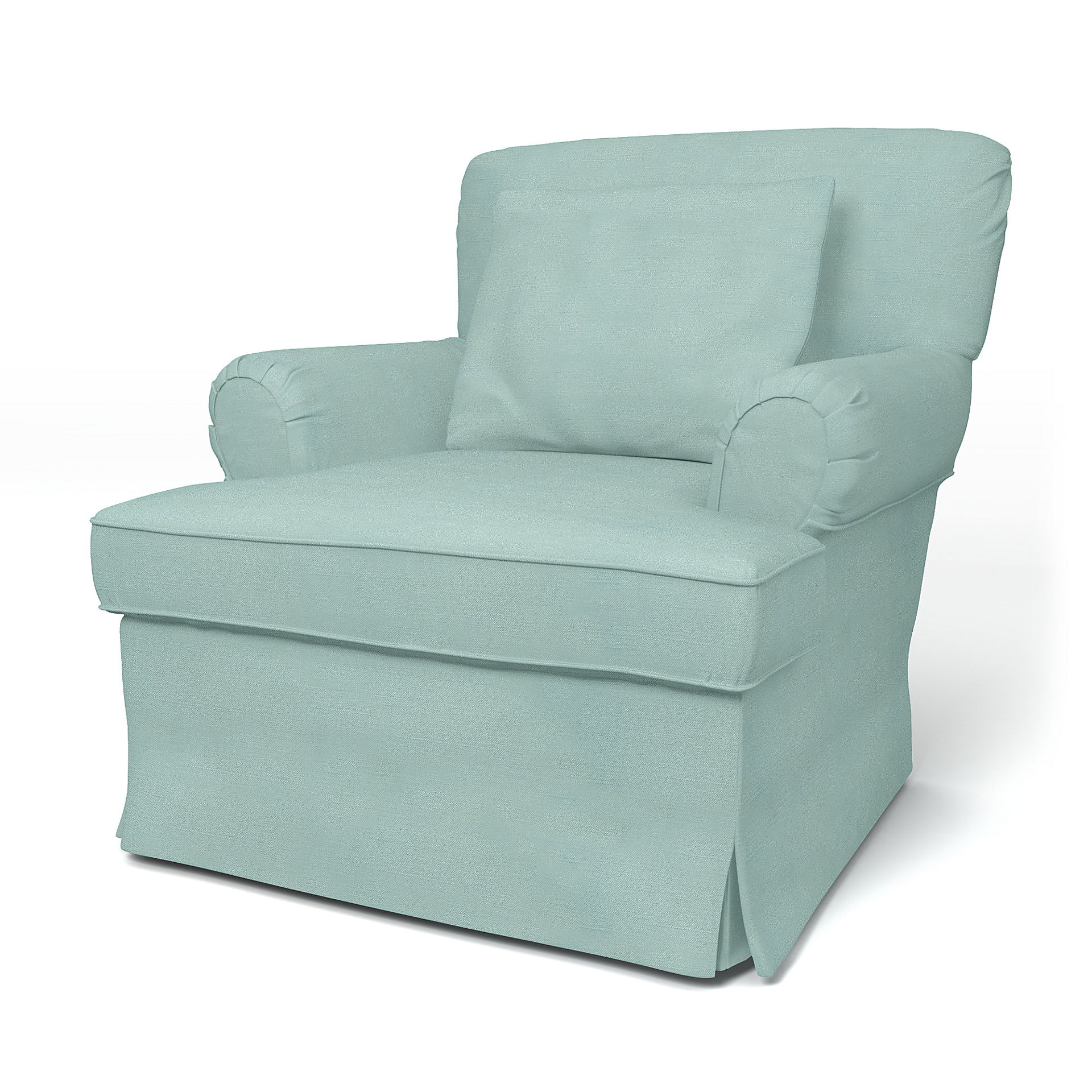IKEA - Stockholm Armchair Cover (1994-2000) Small, Mineral Blue, Linen - Bemz