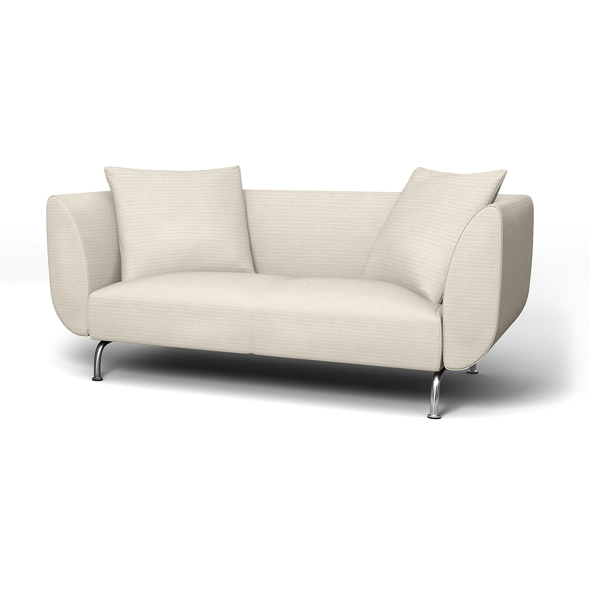 IKEA - Stromstad 2 Seater Sofa Cover, Tofu, Corduroy - Bemz