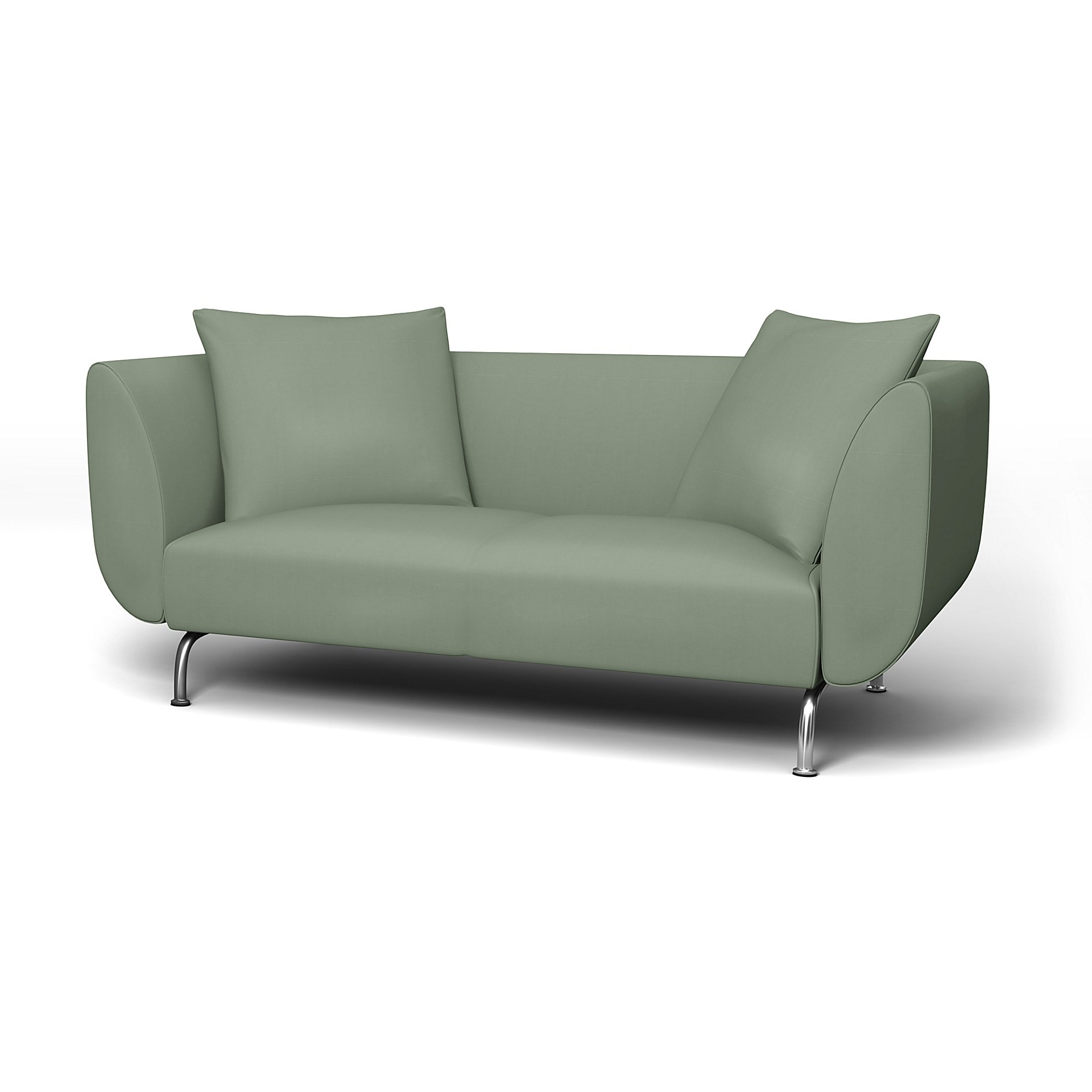 IKEA - Stromstad 2 Seater Sofa Cover, Seagrass, Cotton - Bemz