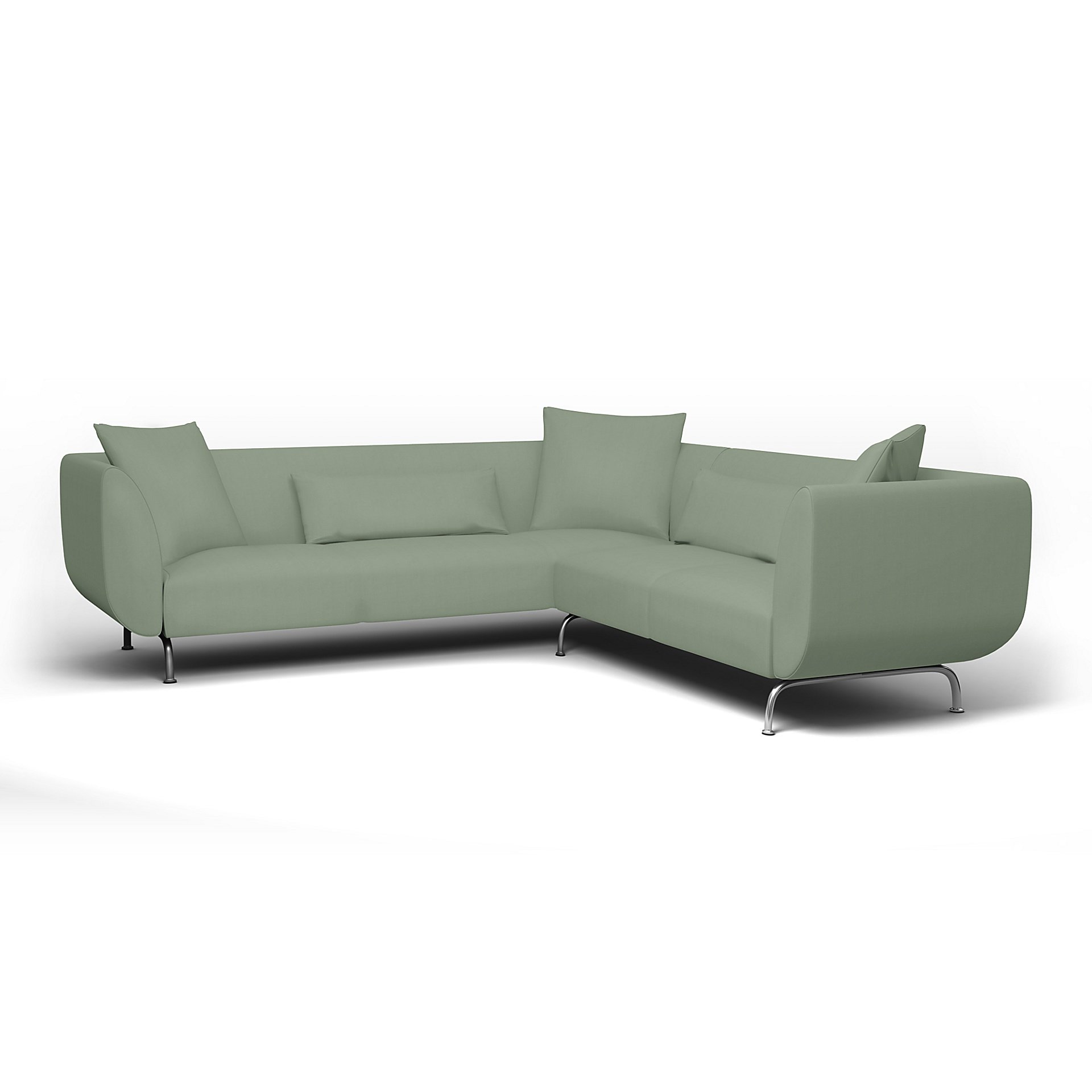 IKEA - Stromstad Corner Sofa Cover, Seagrass, Cotton - Bemz