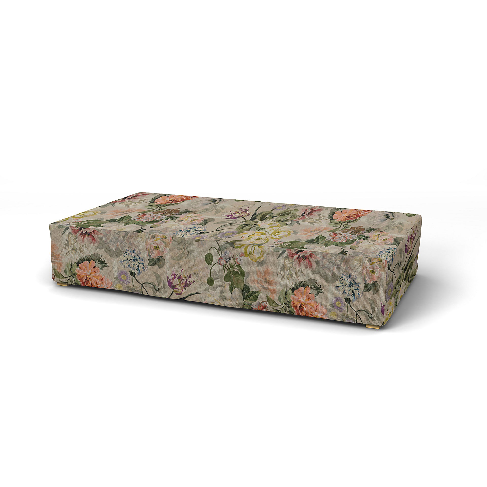 Daybed Cover, Delft Flower - Tuberose, Linen - Bemz