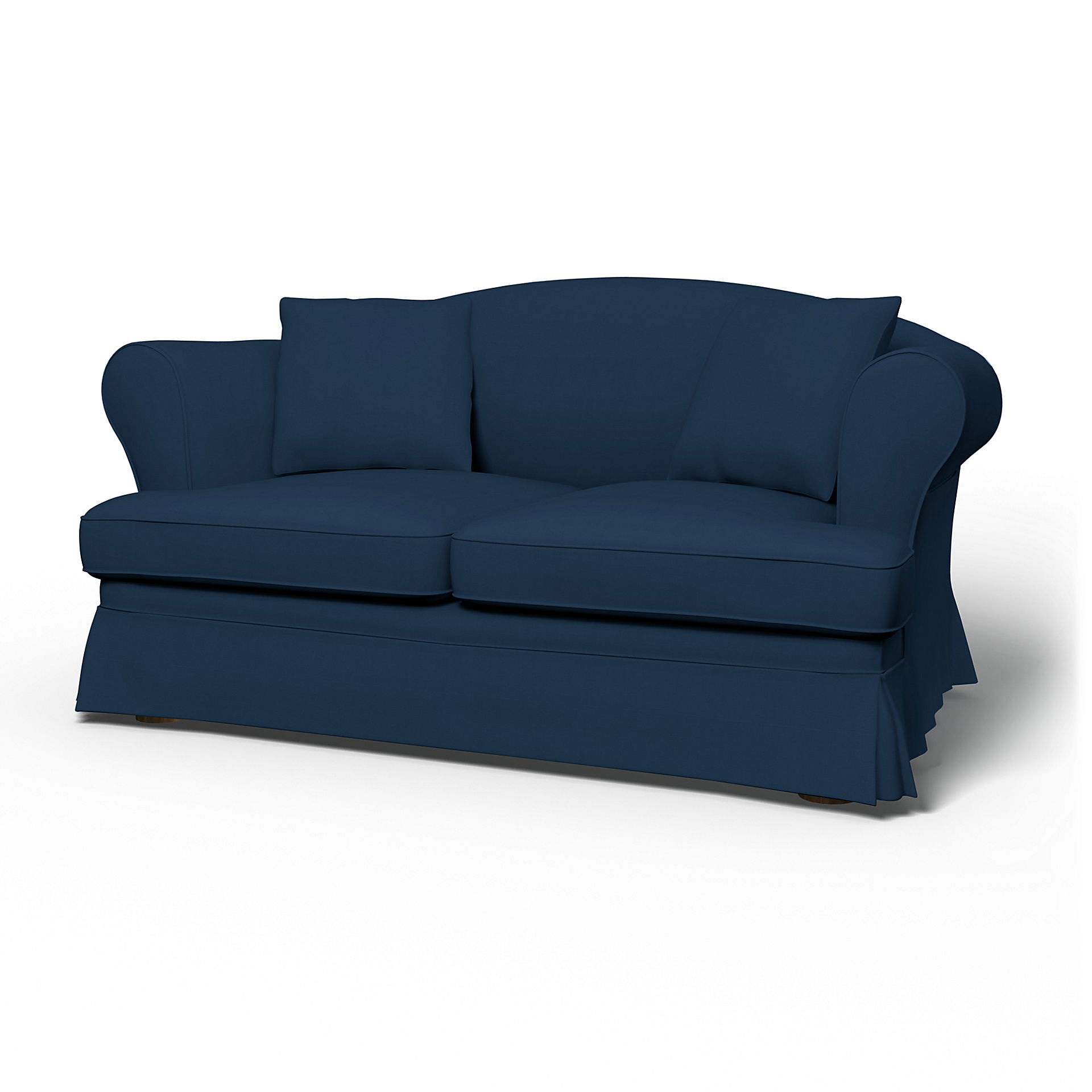 IKEA - Överdrag till Sundborn 2-sitssoffa, Deep Navy Blue, Bomull - Bemz