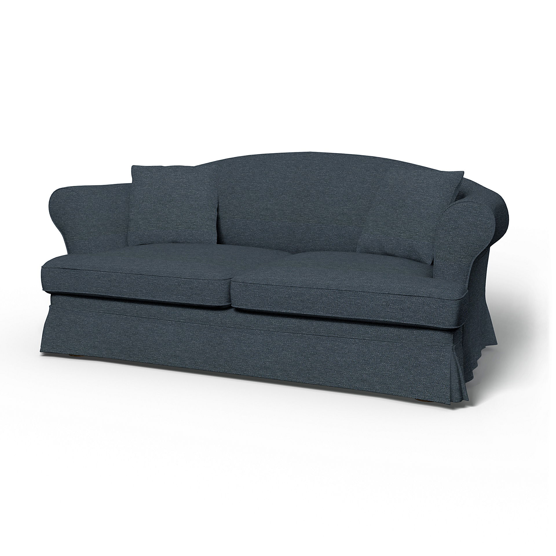 IKEA - Överdrag till Sundborn bäddsoffa, Denim, BOUCLÉ & TEXTUR - Bemz