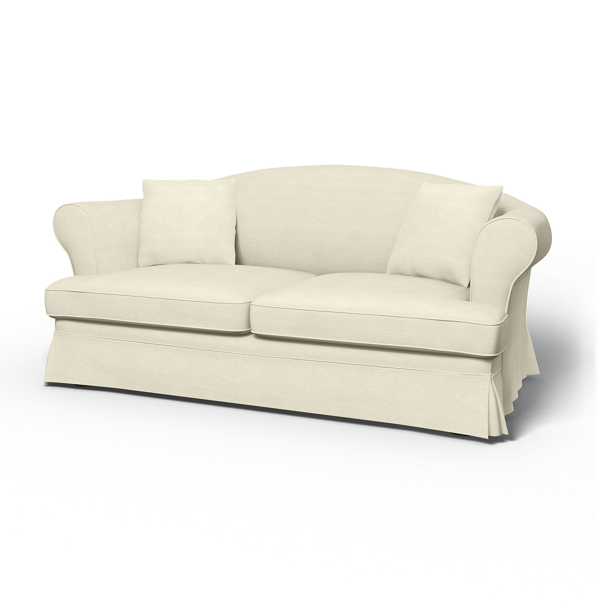 IKEA - Överdrag till Sundborn bäddsoffa, Sand Beige, Bomull - Bemz