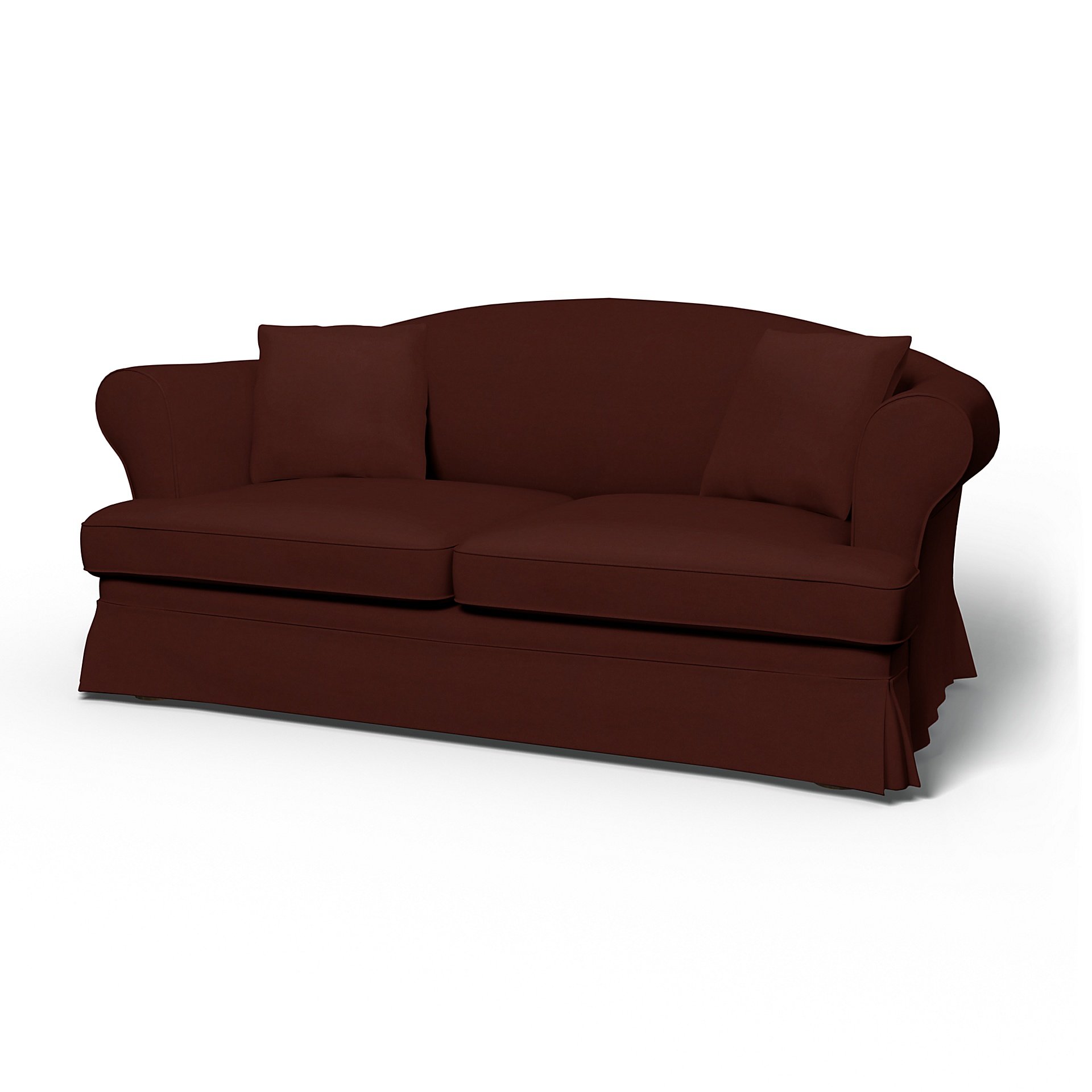 IKEA - Sundborn Sofa Bed Cover, Ground Coffee, Velvet - Bemz