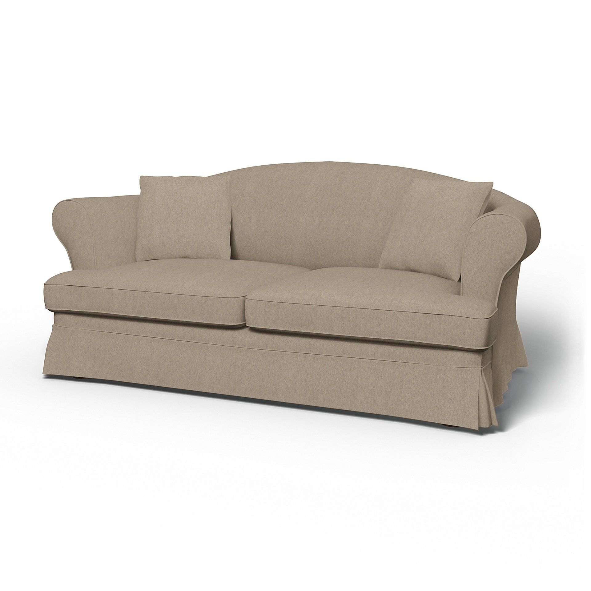 IKEA - Sundborn Sofa Bed Cover, Birch, Wool - Bemz