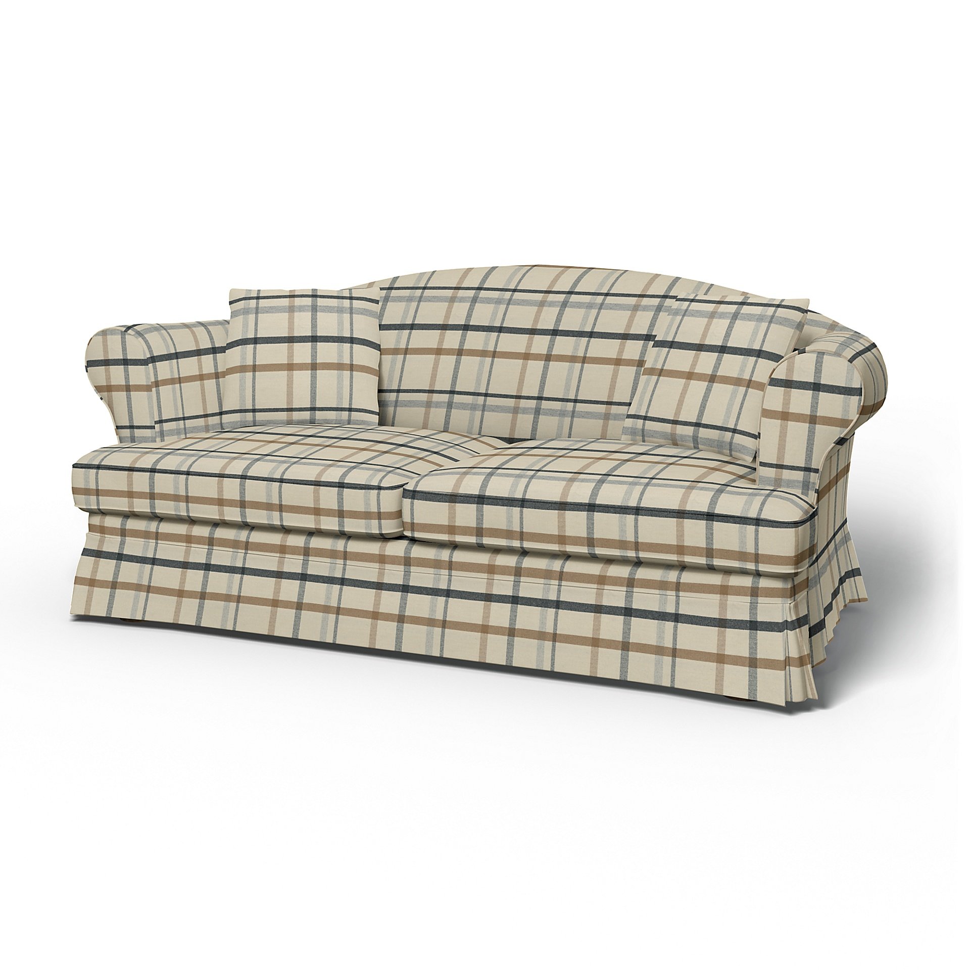 IKEA - Sundborn Sofa Bed Cover, Fawn Brown, Wool - Bemz