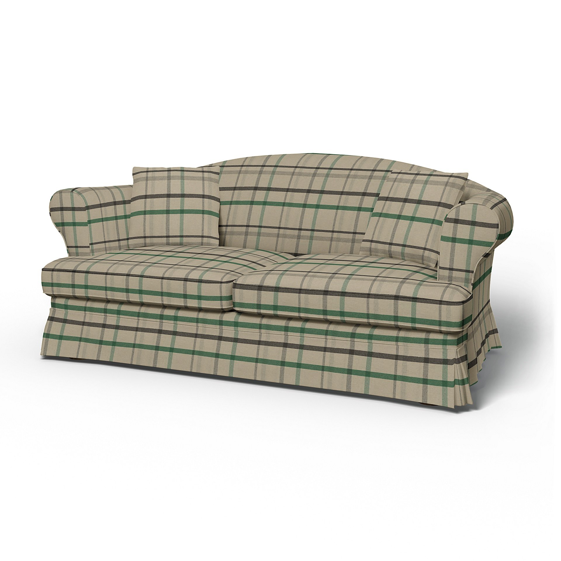 IKEA - Sundborn Sofa Bed Cover, Forest Glade, Wool - Bemz