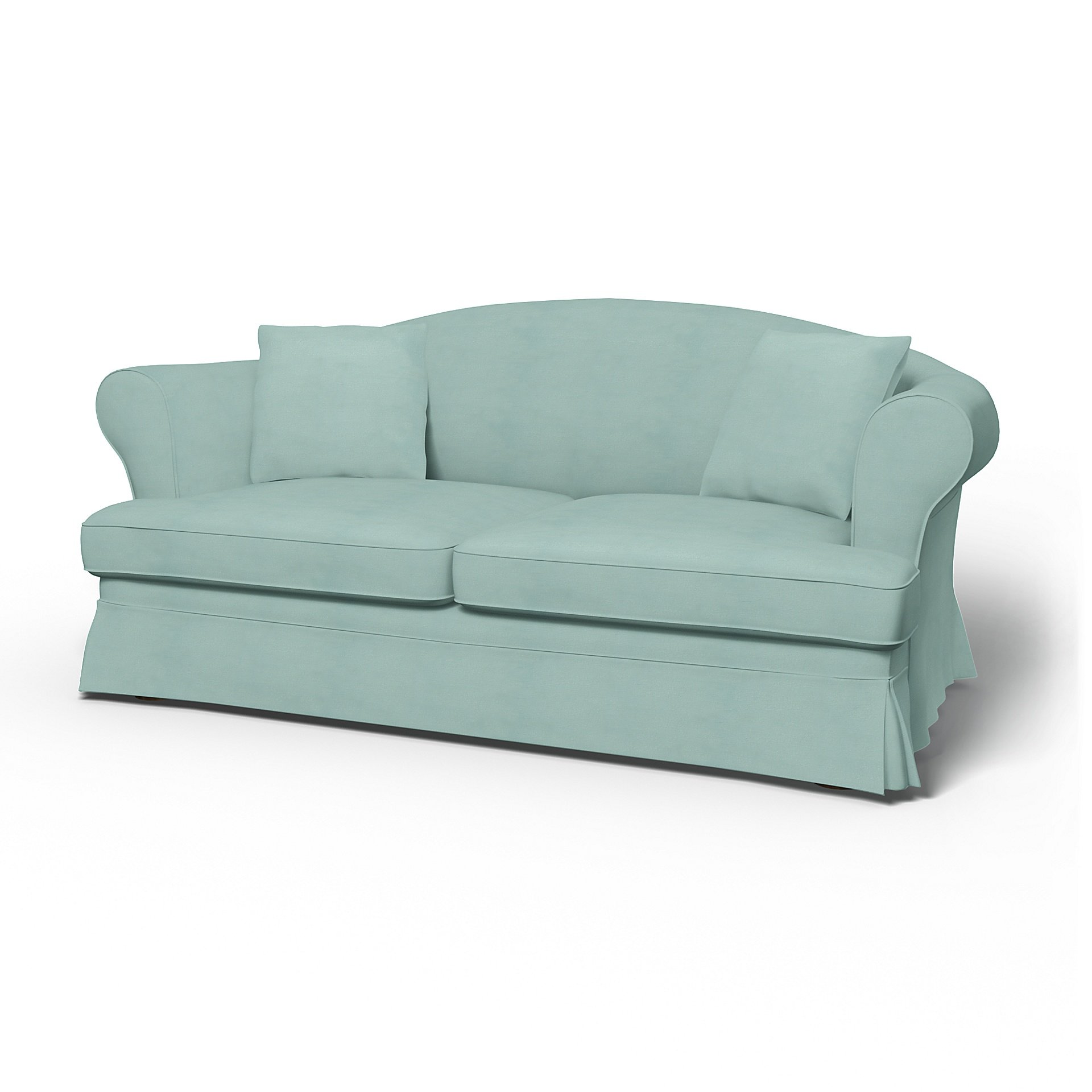 IKEA - Sundborn Sofa Bed Cover, Mineral Blue, Linen - Bemz
