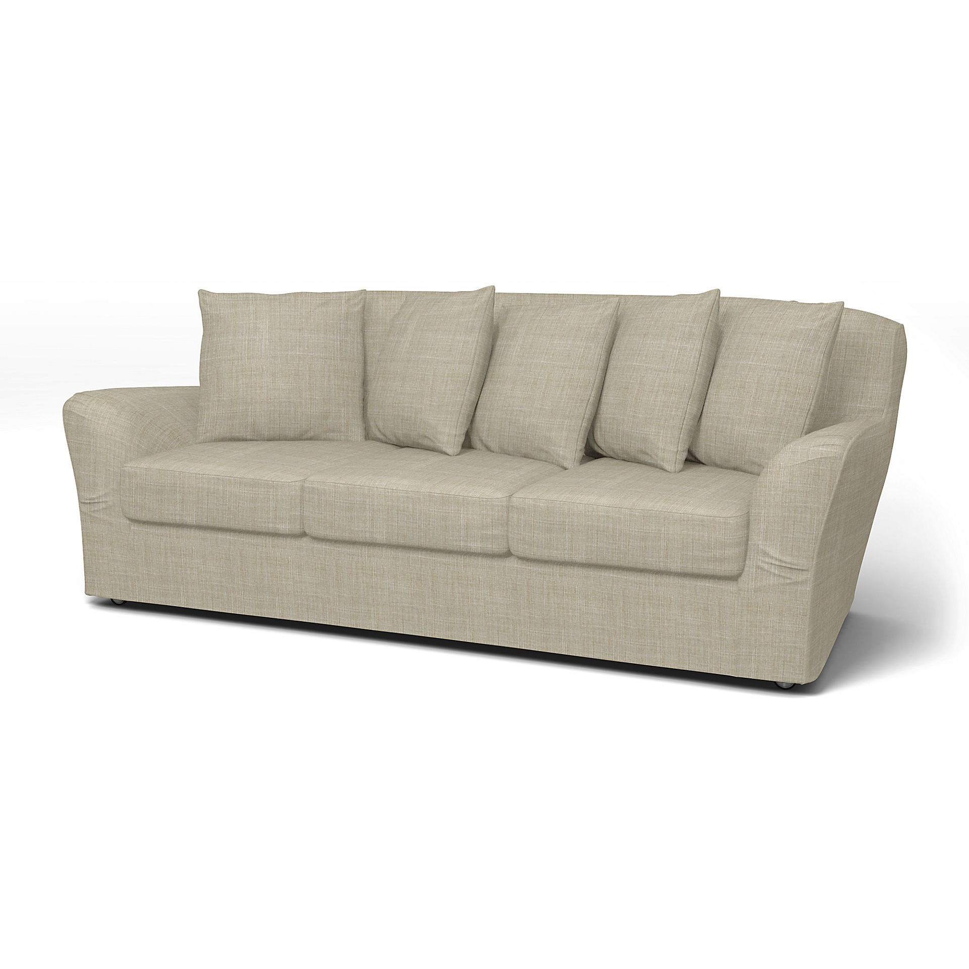 IKEA - Tomelilla 3 seater sofa, Sand Beige, BOUCLÉ & TEXTUR - Bemz