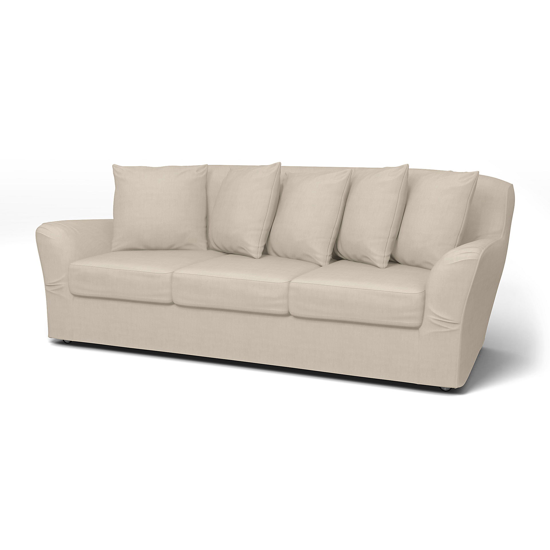 IKEA - Tomelilla 3 seater sofa, Parchment, Linen - Bemz