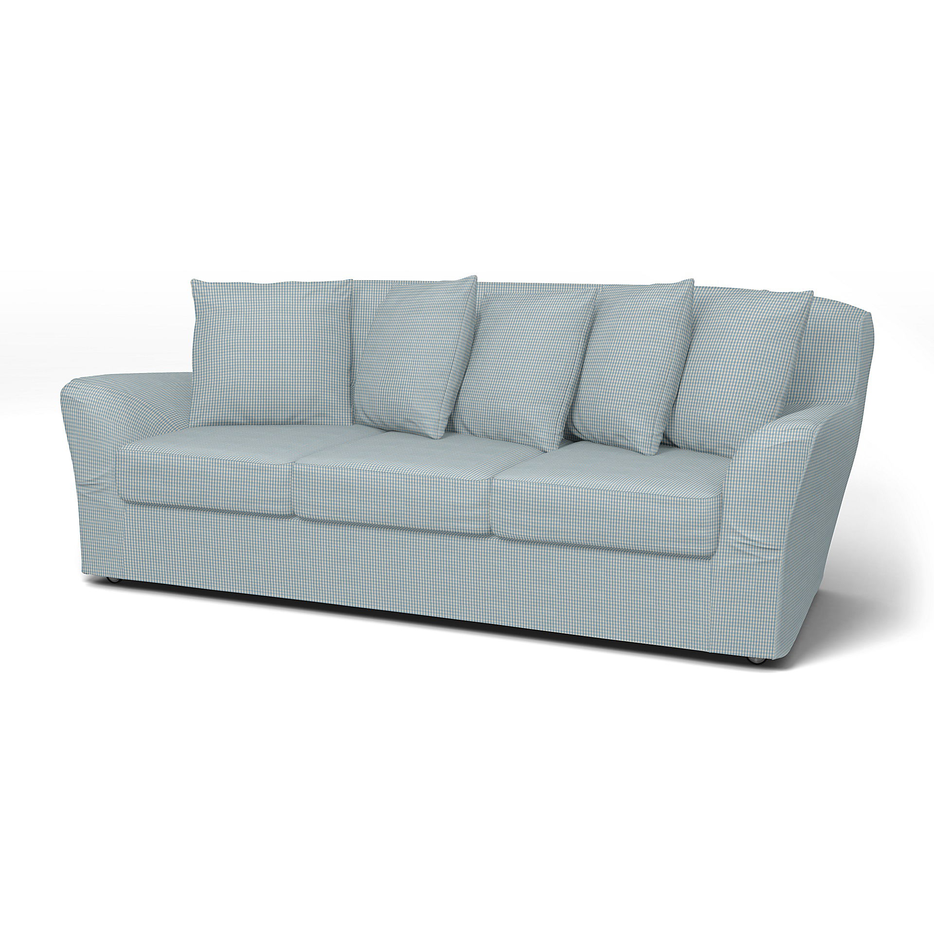 IKEA - Tomelilla 3 seater sofa, Sky Blue, Bomull - Bemz