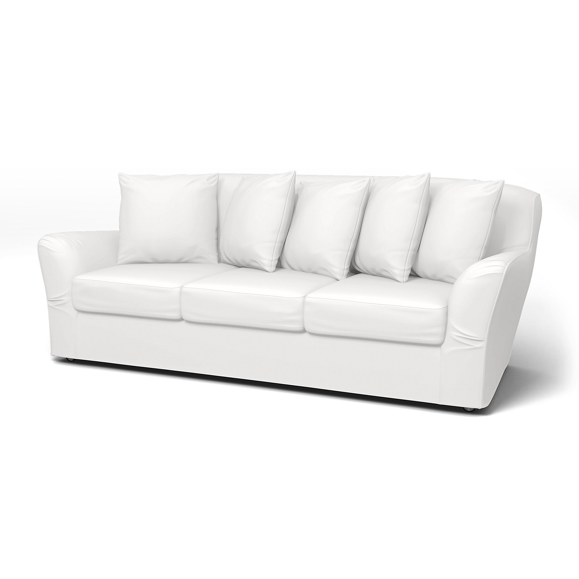 IKEA - Tomelilla 3 seater sofa, Absolute White, Cotton - Bemz