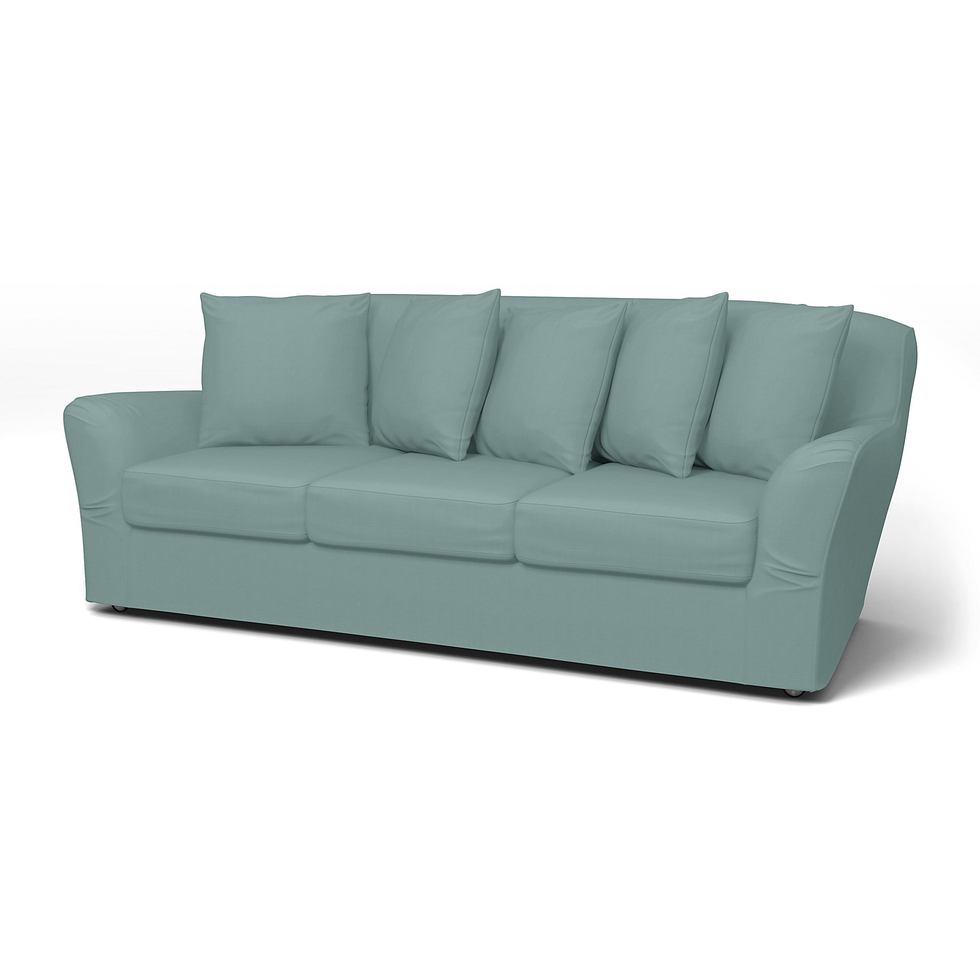 IKEA - Tomelilla 3 seater sofa, Mineral Blue, Cotton - Bemz