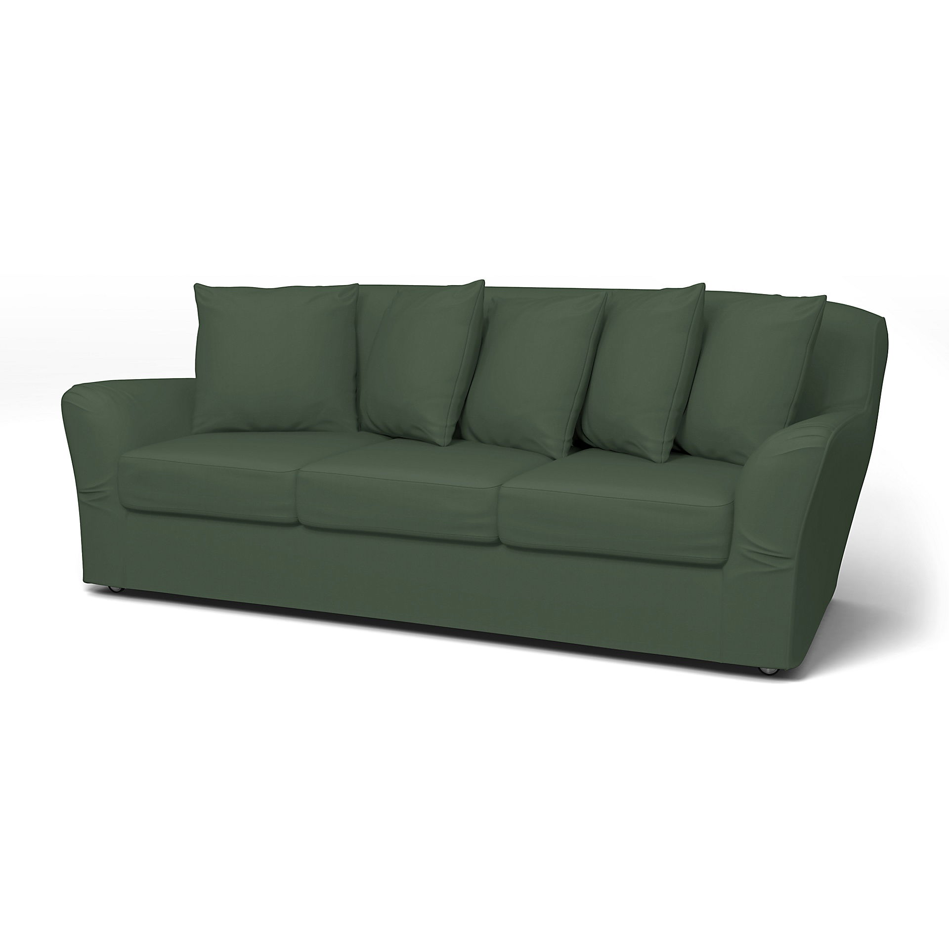 IKEA - Tomelilla 3 seater sofa, Thyme, Cotton - Bemz