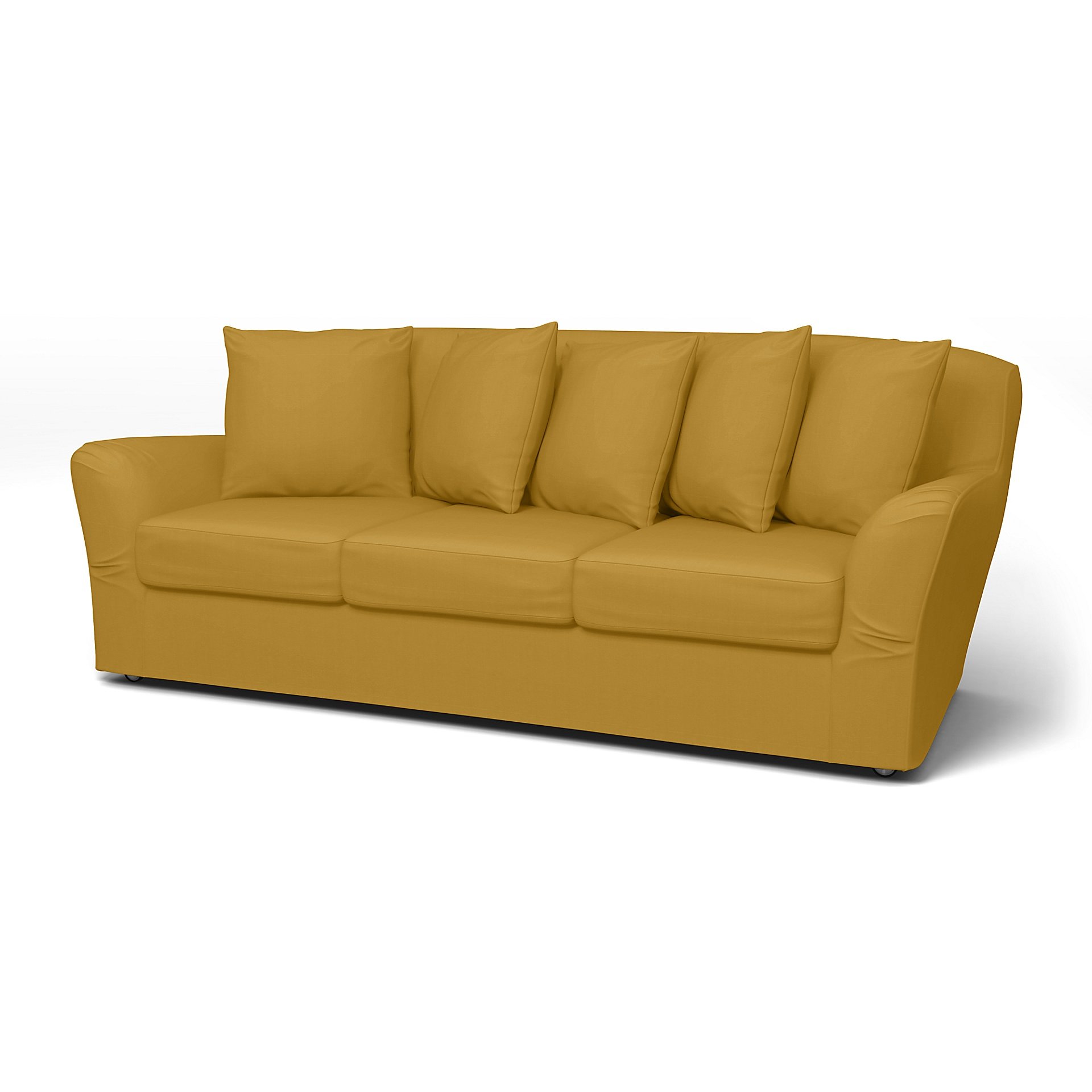 IKEA - Tomelilla 3 seater sofa, Honey Mustard, Cotton - Bemz