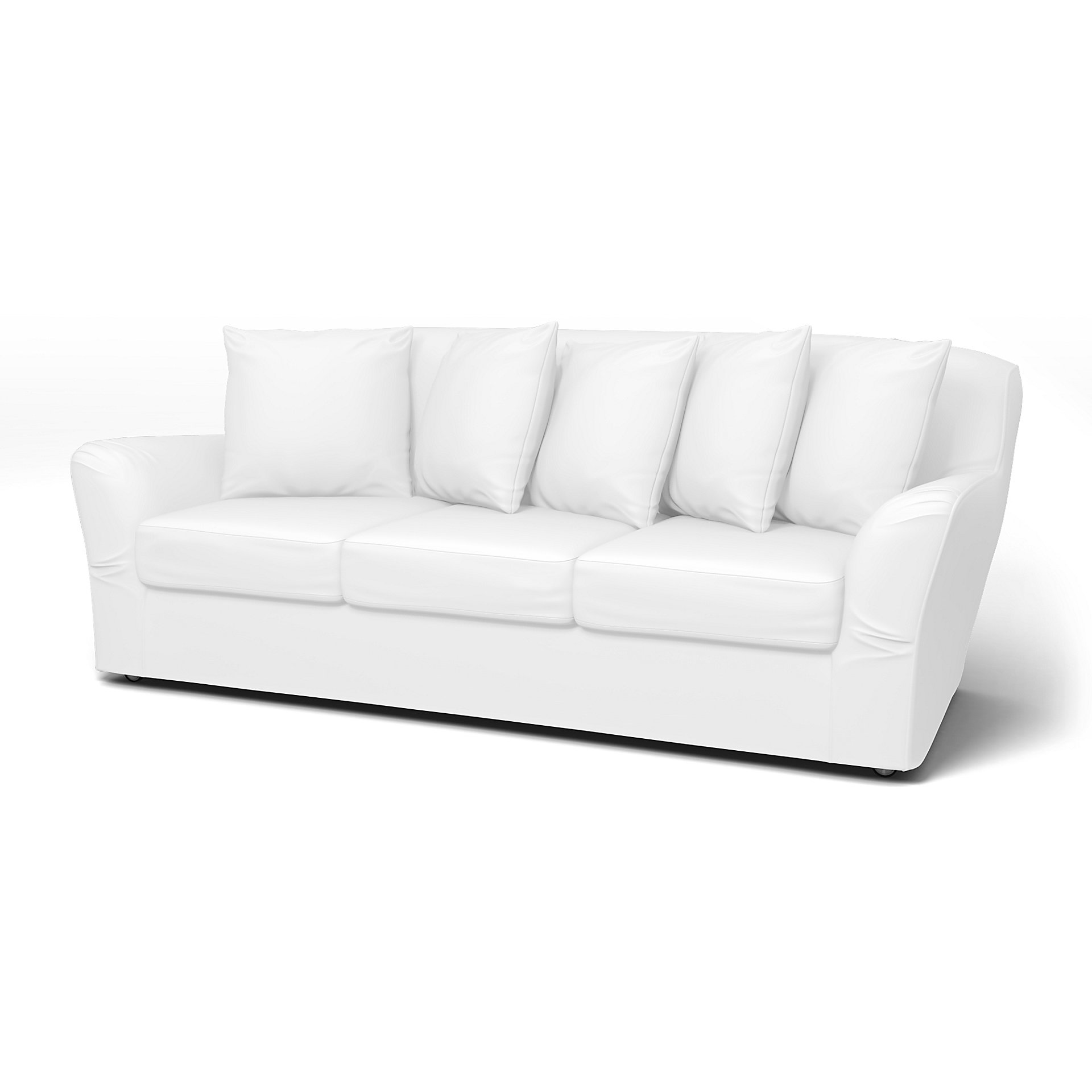 IKEA - Tomelilla 3 seater sofa, Absolute White, Linen - Bemz