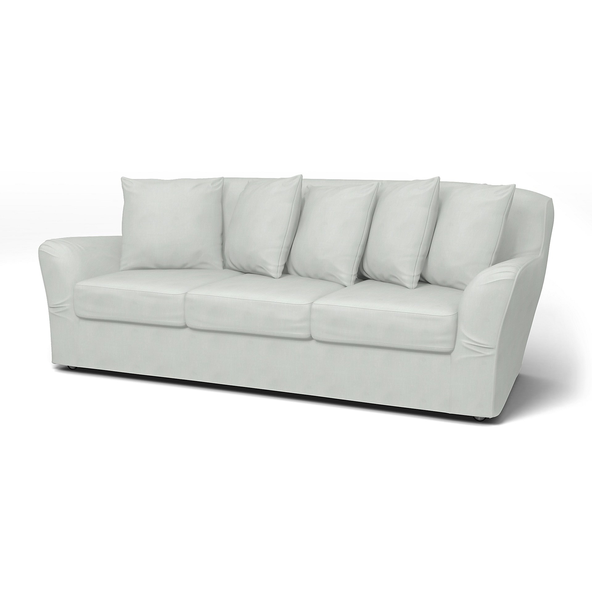 IKEA - Tomelilla 3 seater sofa, Silver Grey, Linen - Bemz