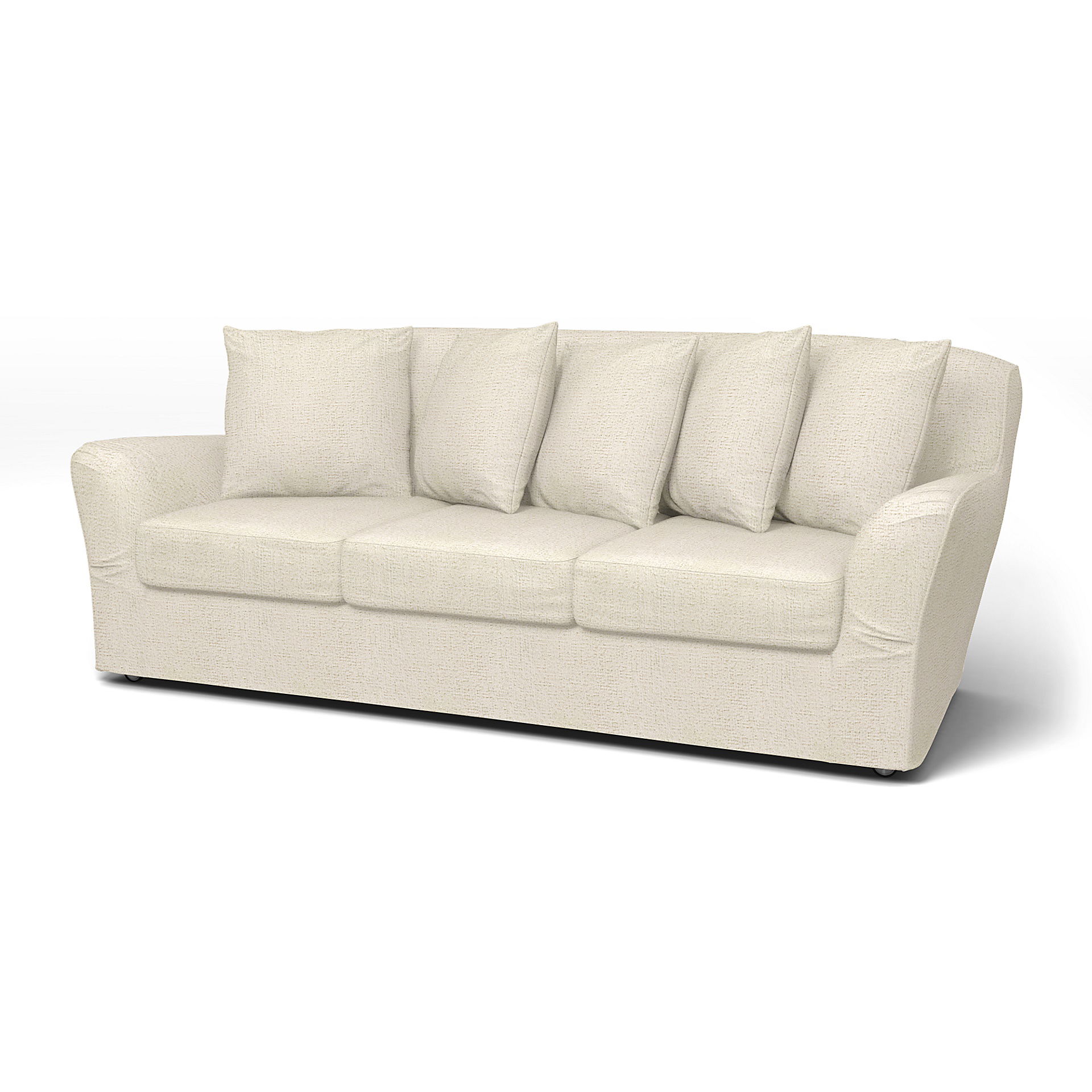 IKEA - Tomelilla 3 seater sofa, Ecru, Bouclé & Texture - Bemz