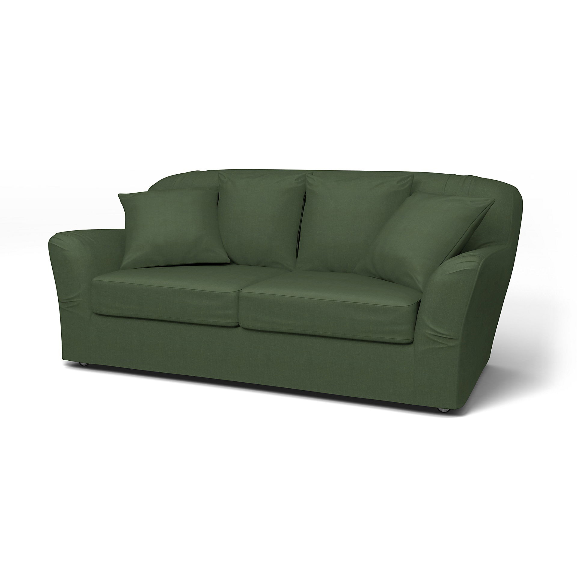 IKEA - Tomelilla 2 seater sofa, Moss, Linen - Bemz