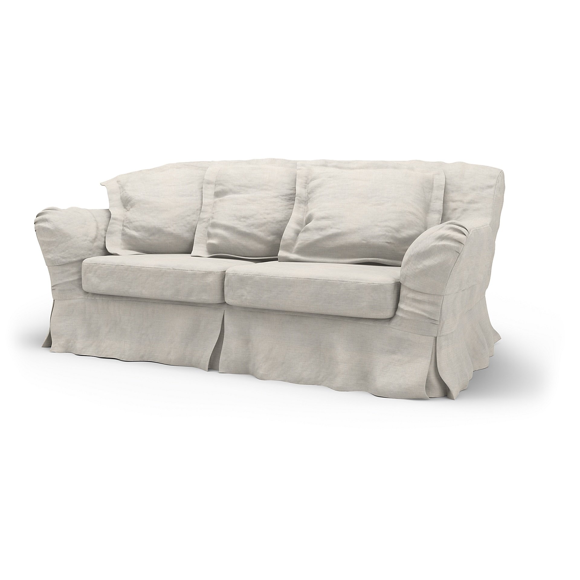 IKEA - Tomelilla 2 Seater Sofa Cover, Soft White, Linen - Bemz
