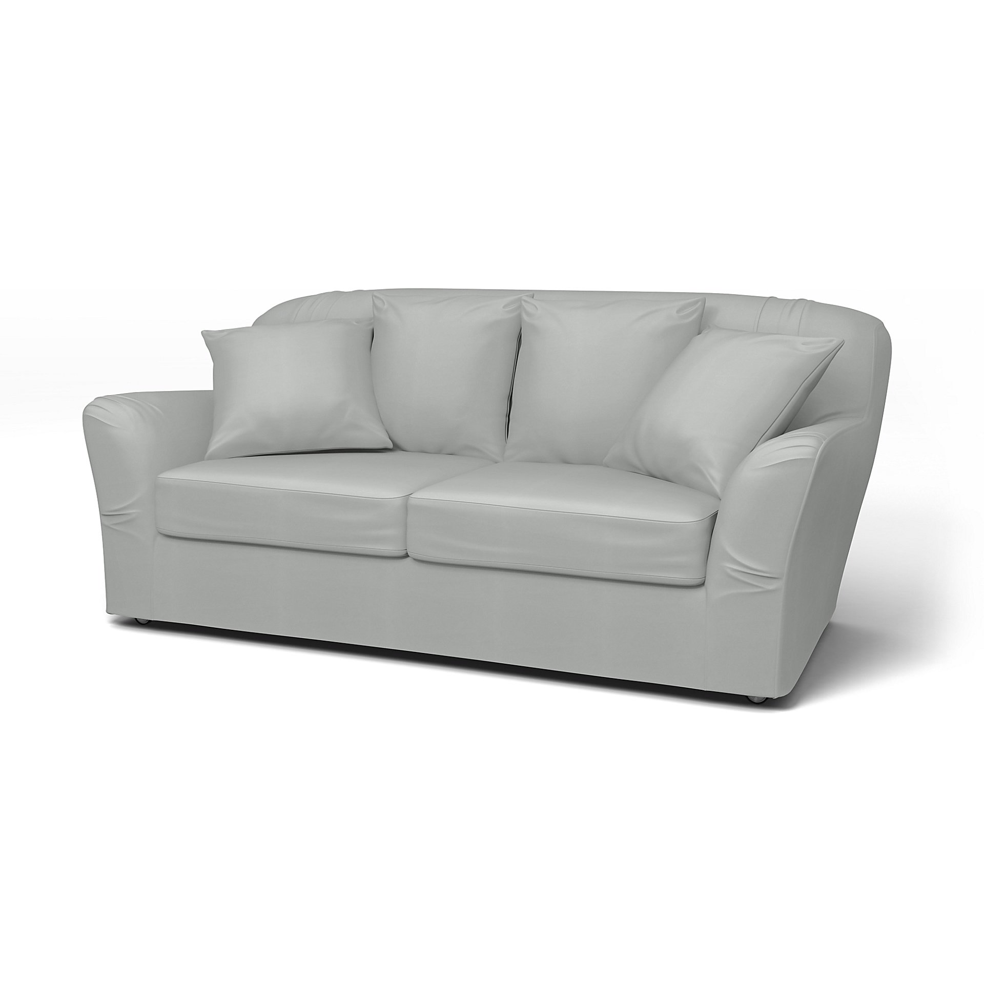 IKEA - Tomelilla 2 seater sofa, Silver Grey, Cotton - Bemz