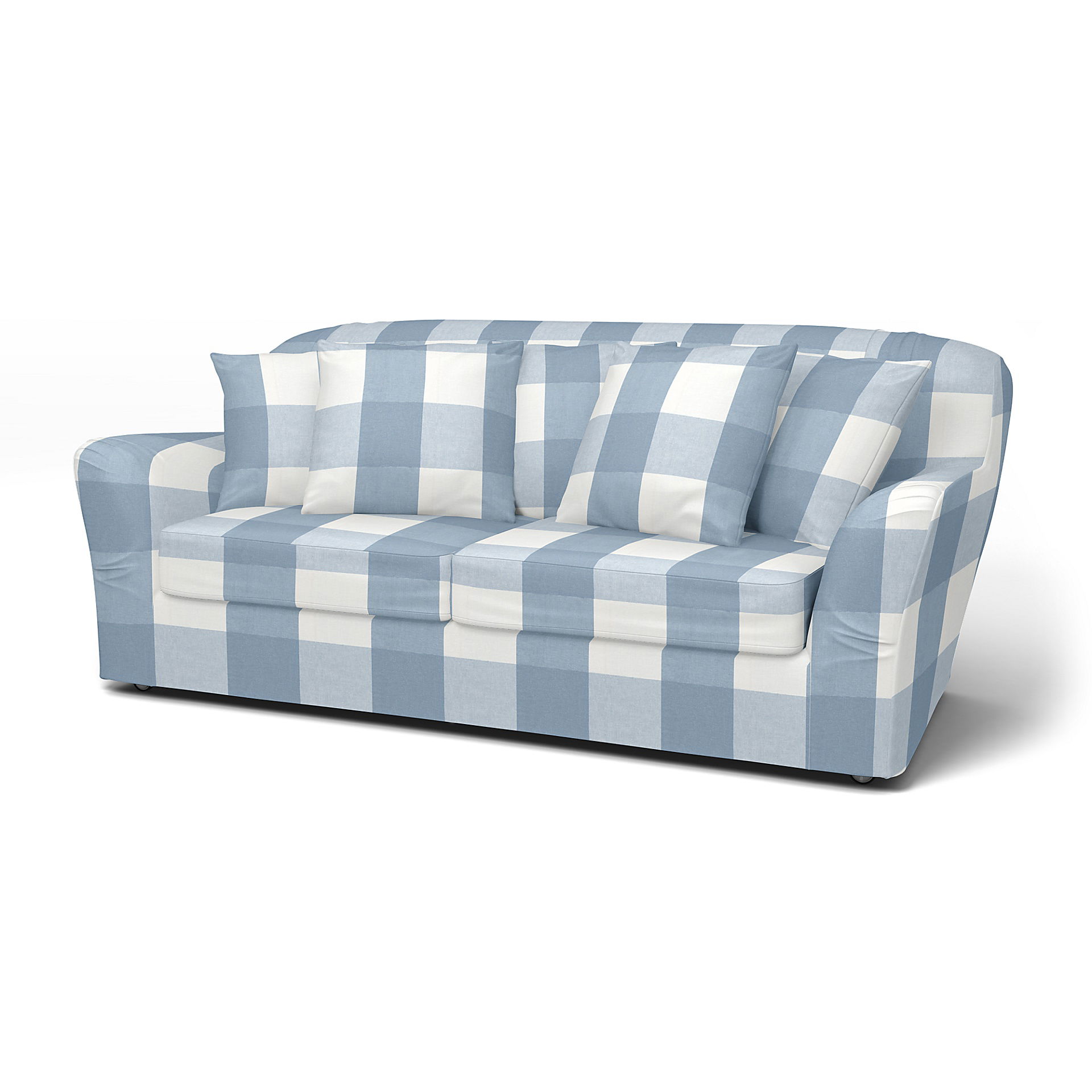 IKEA - Tomelilla sofa bed (Standard model), Sky Blue, Linen - Bemz