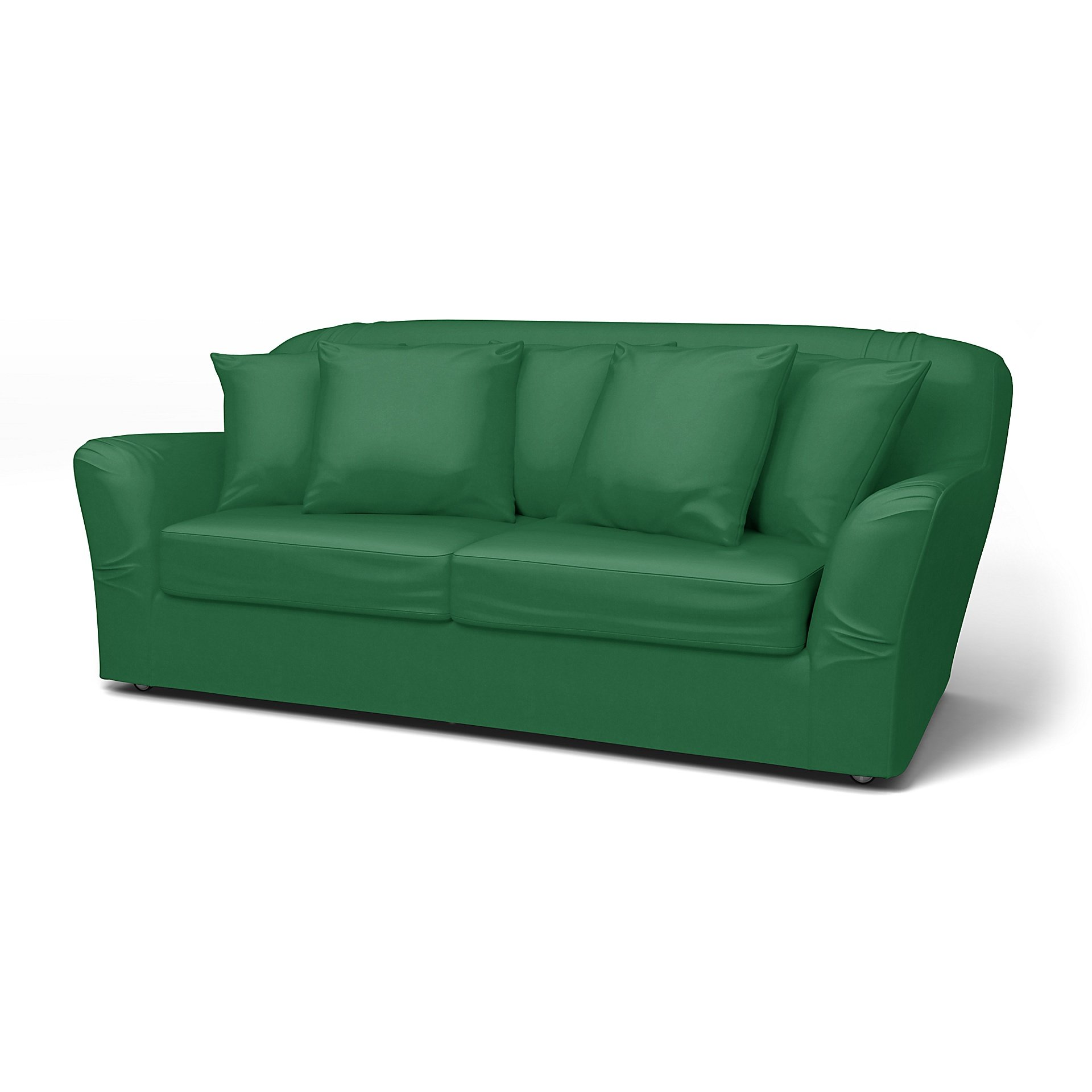 IKEA - Tomelilla sofa bed (Standard model), Abundant Green, Velvet - Bemz