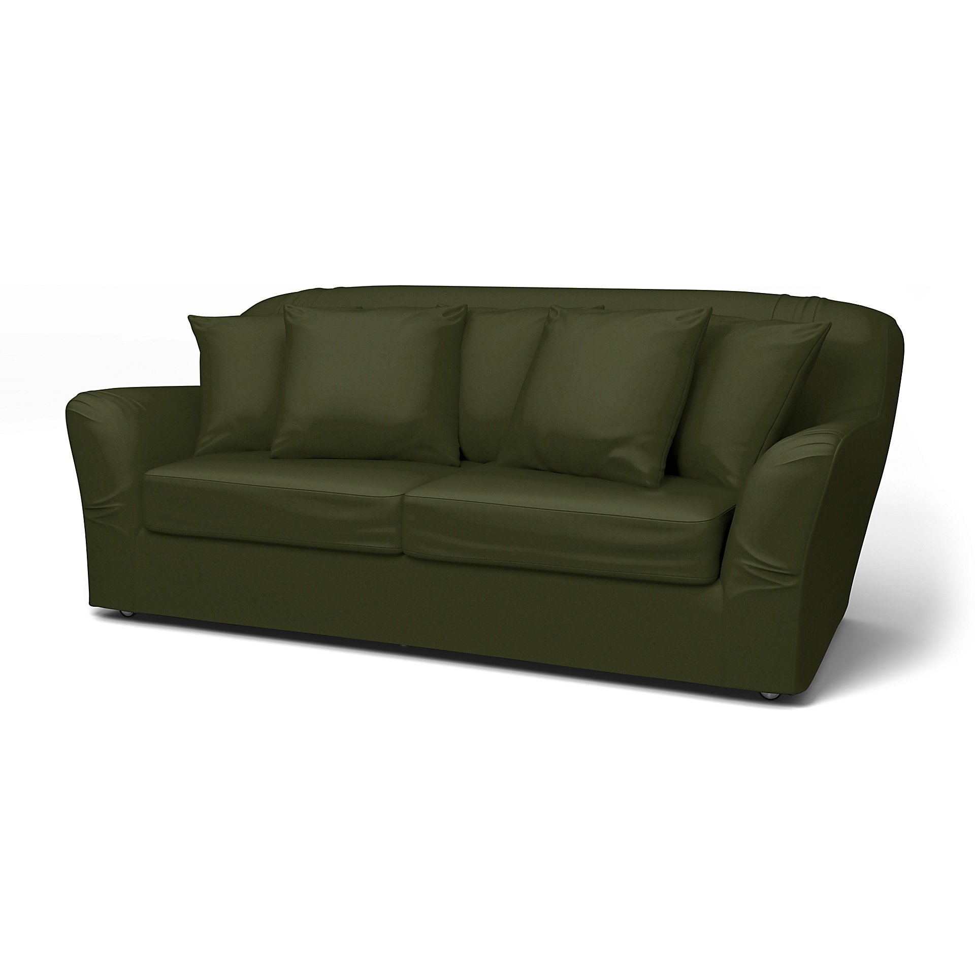 IKEA - Tomelilla sofa bed (Standard model), Moss, Velvet - Bemz