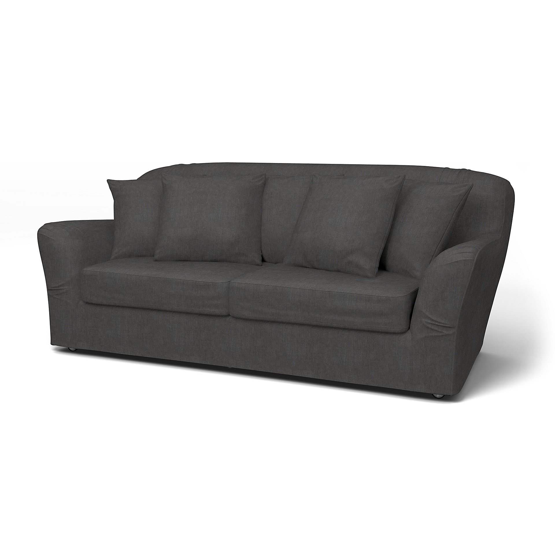 IKEA - Tomelilla Sofa Bed Cover (Small model), Espresso, Linen - Bemz