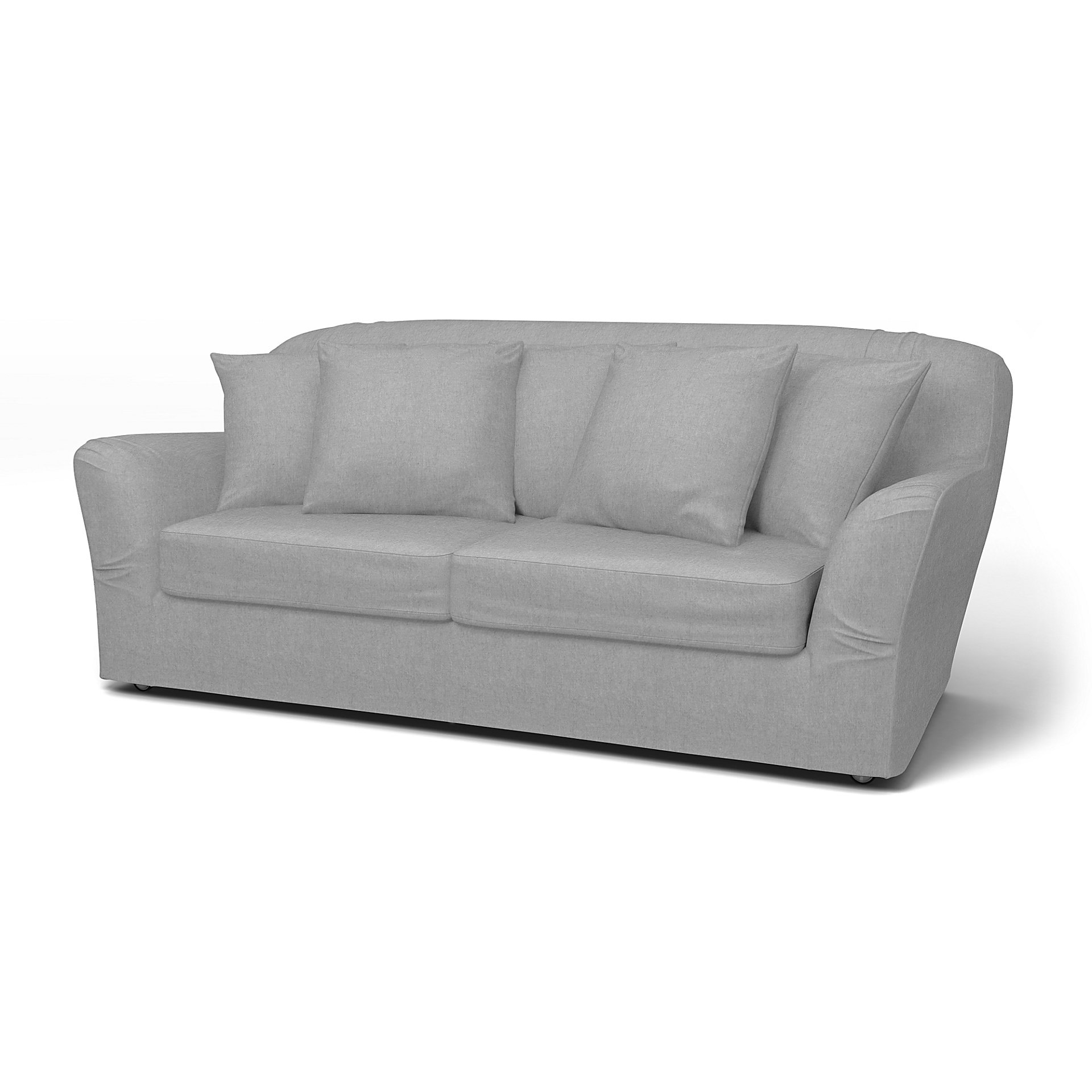 IKEA - Tomelilla Sofa Bed Cover (Small model), Graphite, Linen - Bemz