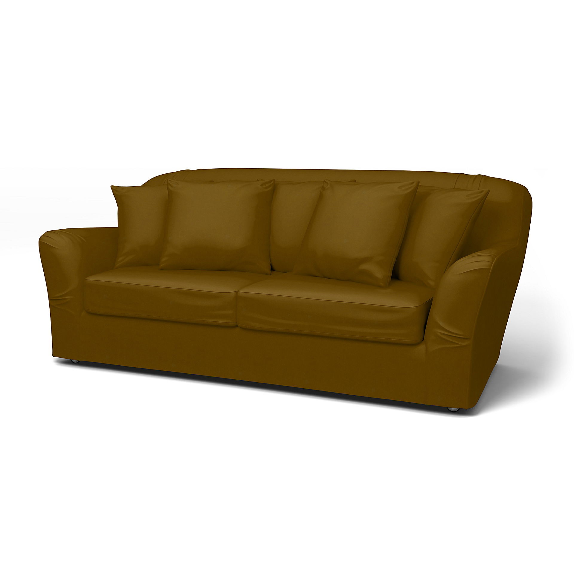 IKEA - Tomelilla Sofa Bed Cover (Small model), Turmeric, Velvet - Bemz