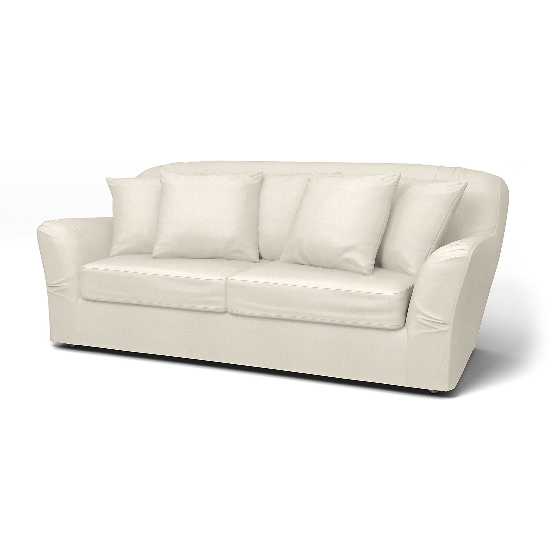 IKEA - Tomelilla Sofa Bed Cover (Small model), Unbleached, Linen - Bemz