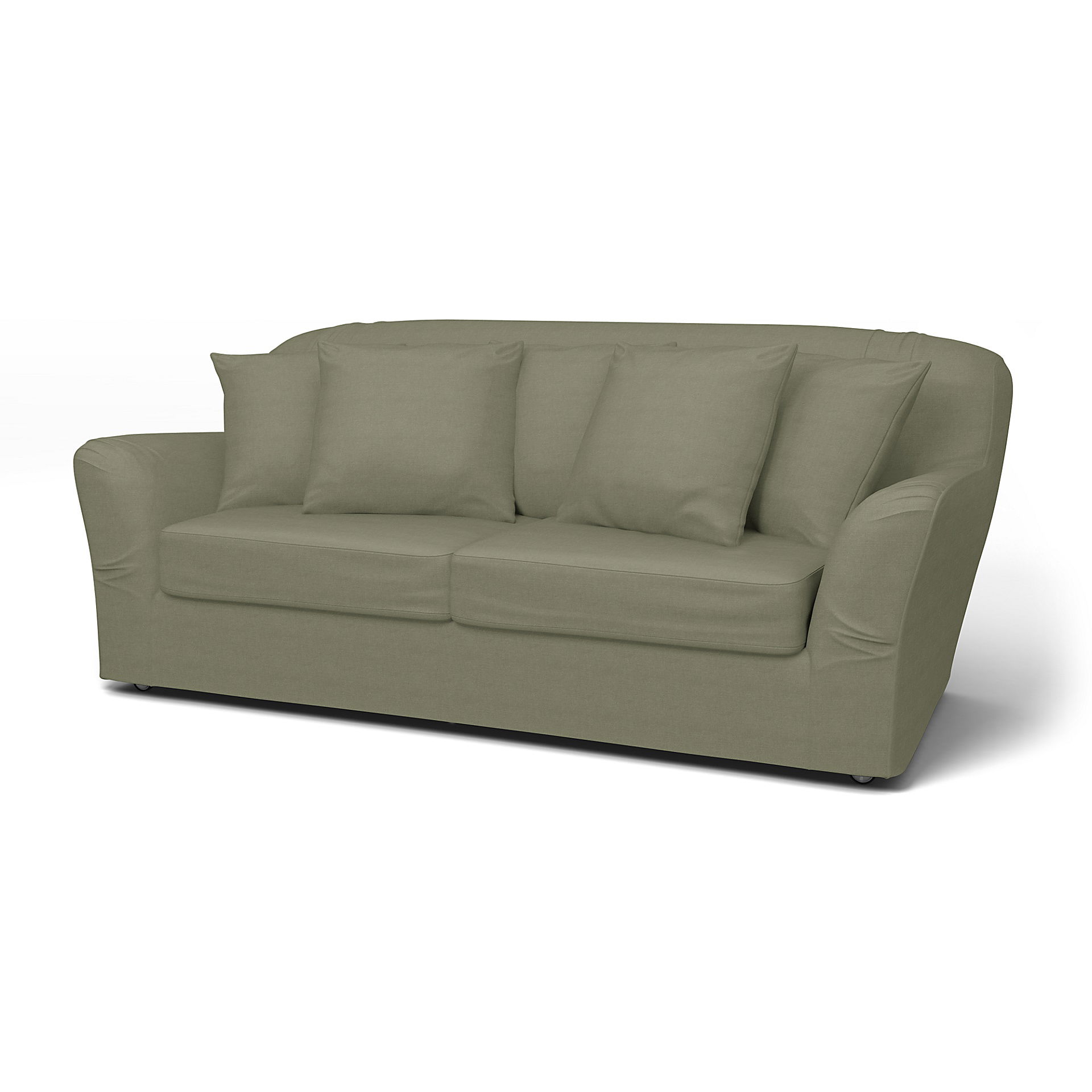 IKEA - Tomelilla Sofa Bed Cover (Small model), Sage, Linen - Bemz