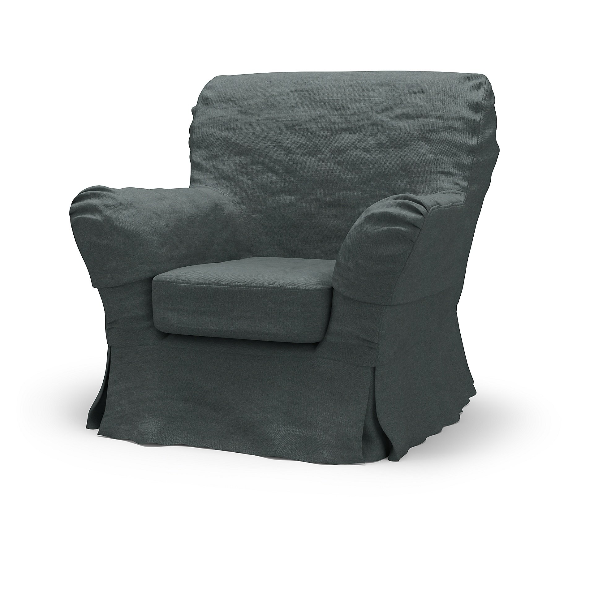 IKEA - Tomelilla High Back Armchair Cover, Stone, Wool - Bemz
