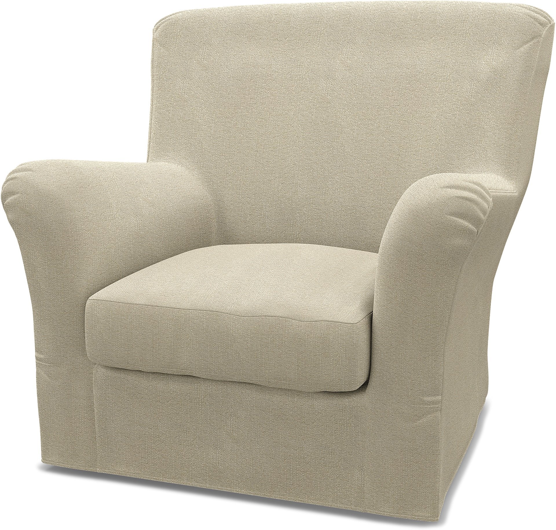IKEA - Tomelilla High Back Armchair Cover (Standard model), Cream, Boucle & Texture - Bemz