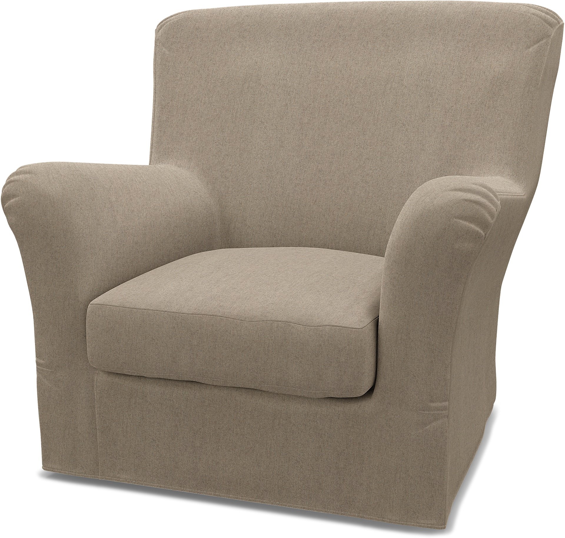 IKEA - Tomelilla High Back Armchair Cover (Standard model), Birch, Wool - Bemz