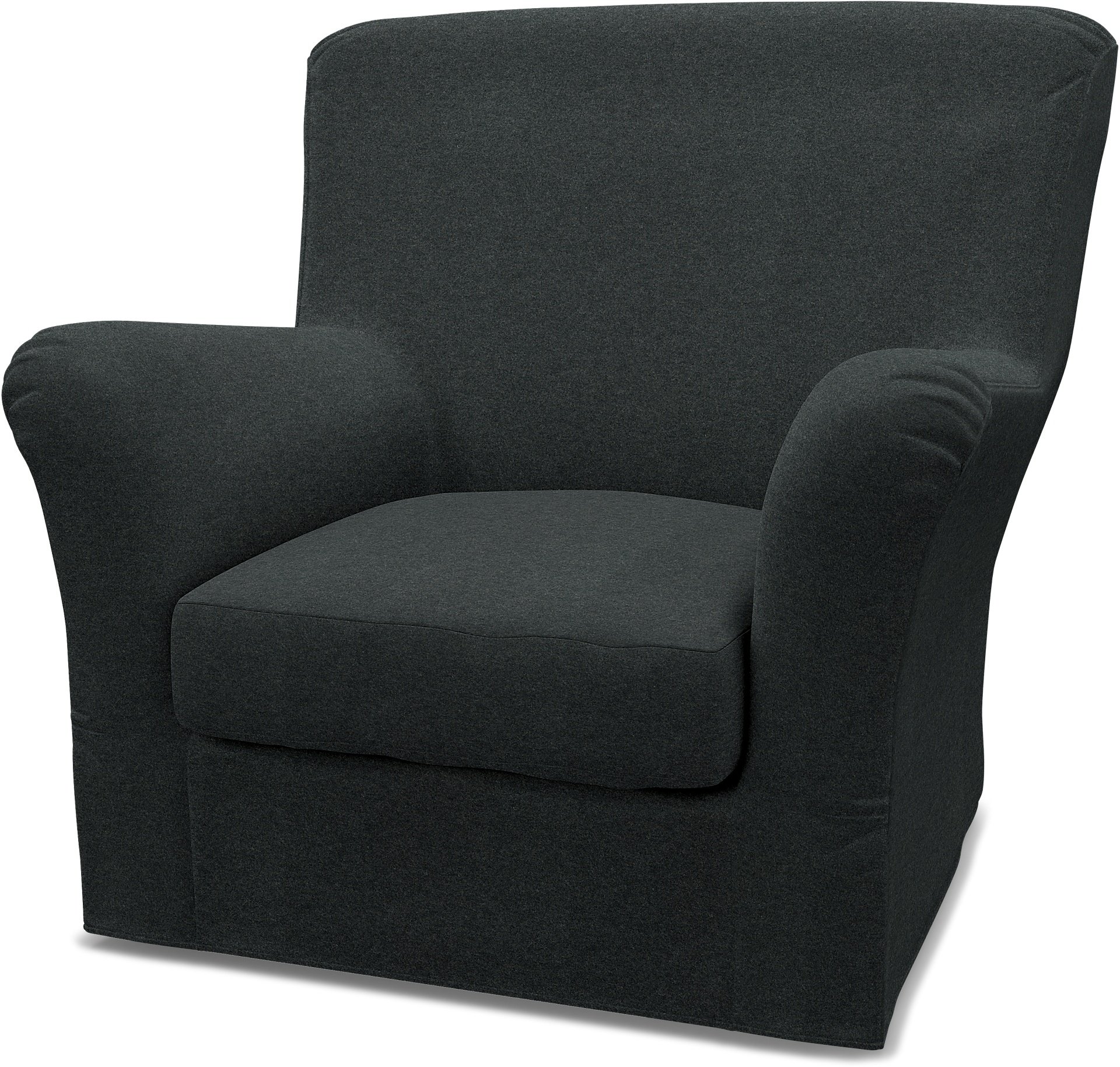 IKEA - Tomelilla High Back Armchair Cover (Standard model), Stone, Wool - Bemz