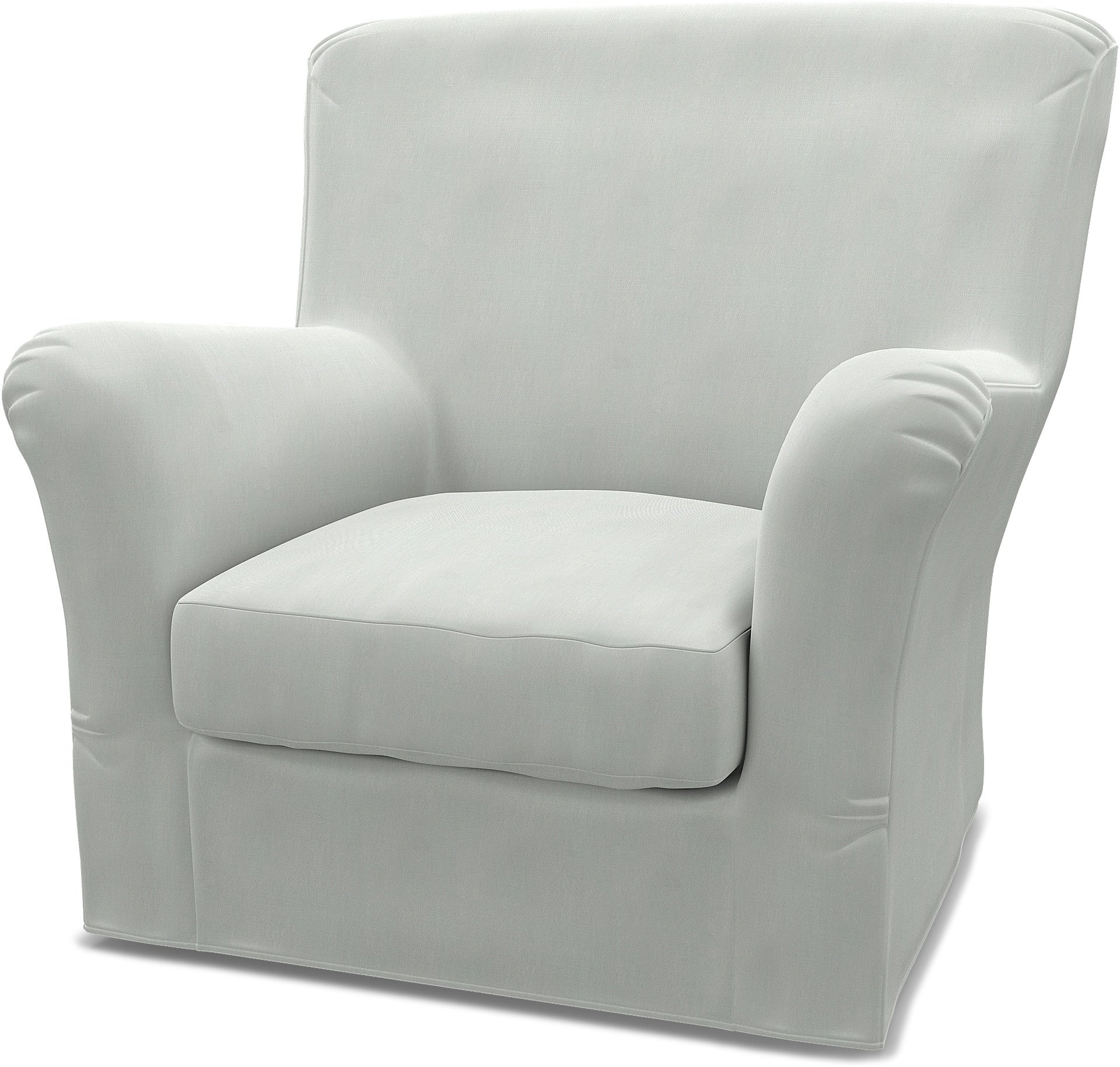 IKEA - Tomelilla High Back Armchair Cover (Standard model), Silver Grey, Linen - Bemz