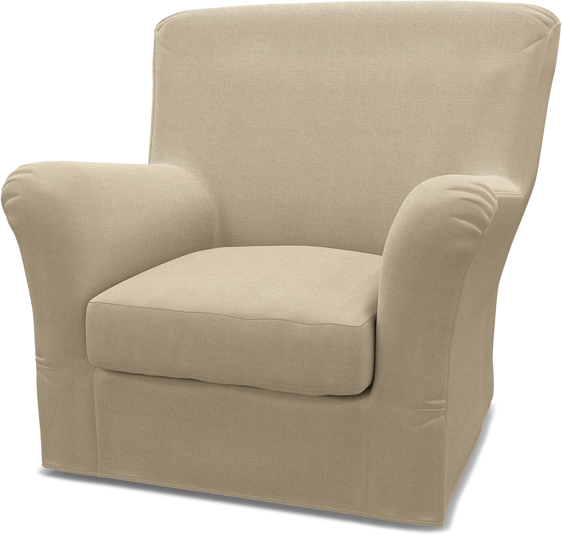 IKEA - Tomelilla High Back Armchair Cover (Small), Unbleached, Linen - Bemz