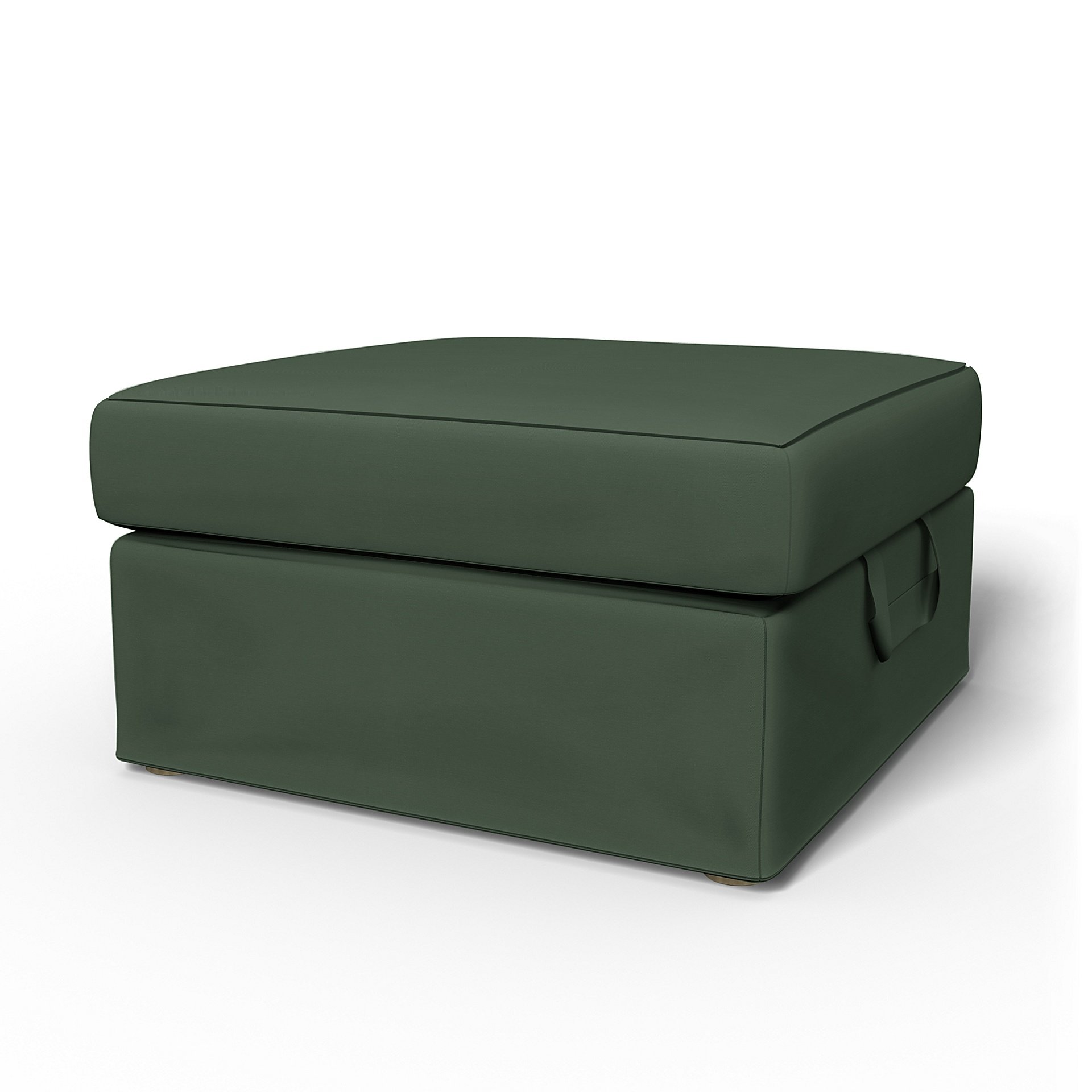 IKEA - Tomelilla Foto Footstool Cover, Thyme, Cotton - Bemz