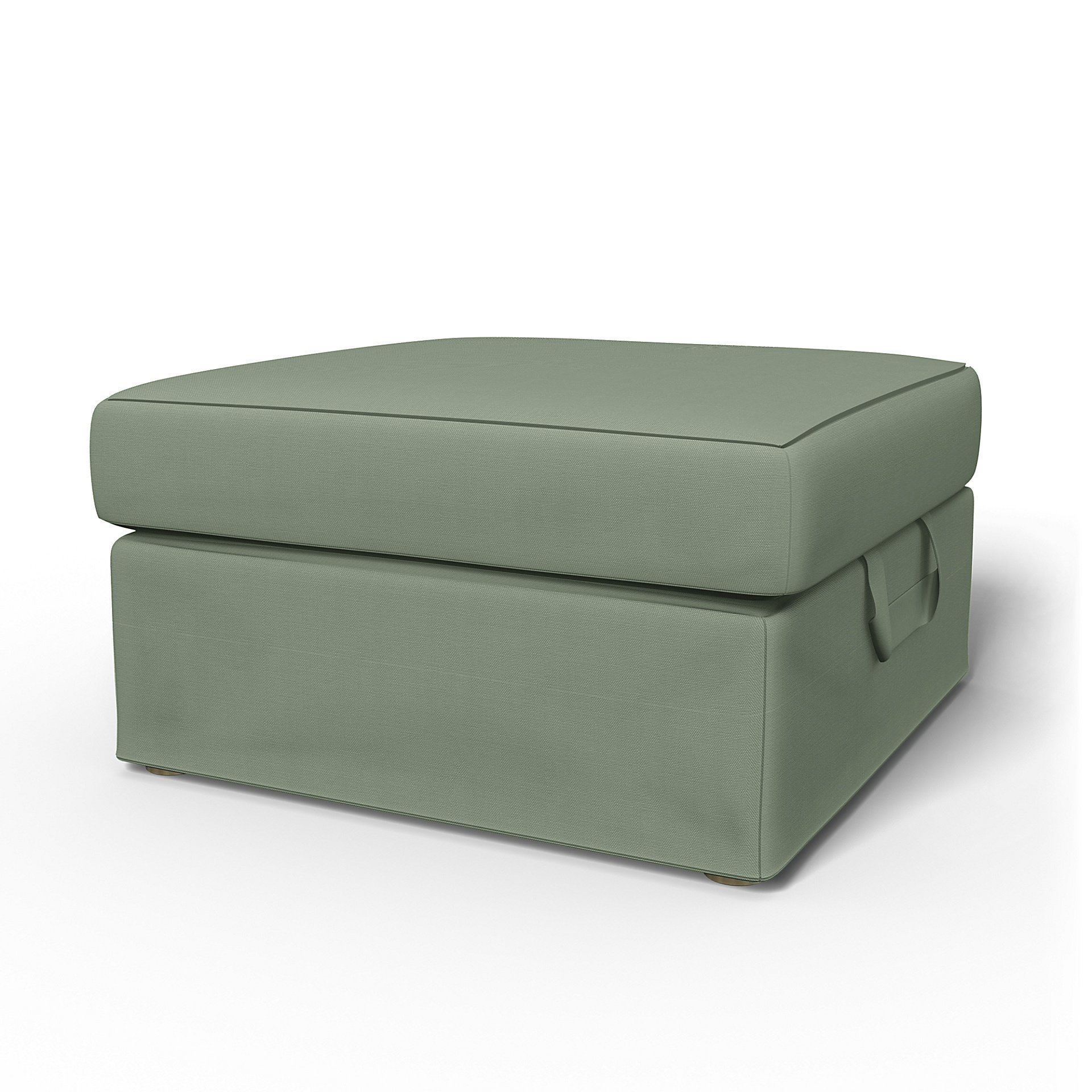 IKEA - Tomelilla Foto Footstool Cover, Seagrass, Cotton - Bemz