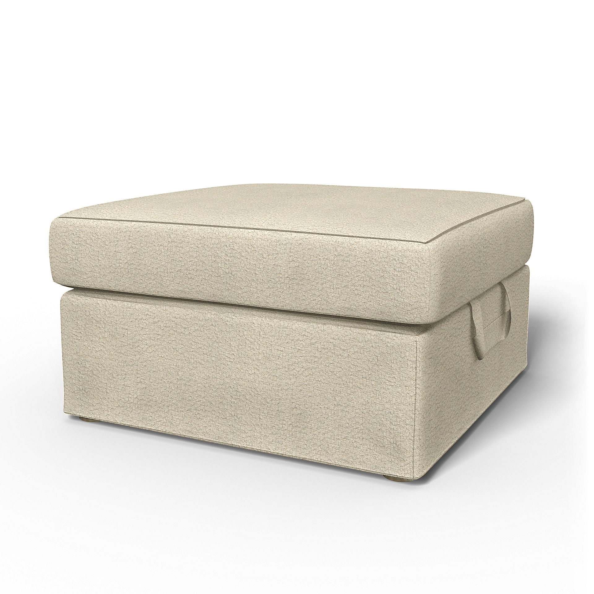 IKEA - Överdrag till Tomelilla Fotö fotpall, Natural White, BEMZ NATURE'S PALETTE COLLECTION - Bemz