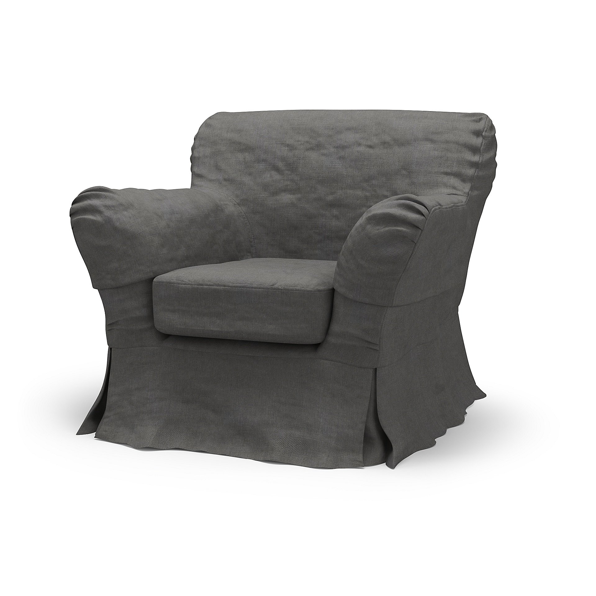 IKEA - Tomelilla Low Back Armchair Cover (Large), Espresso, Linen - Bemz