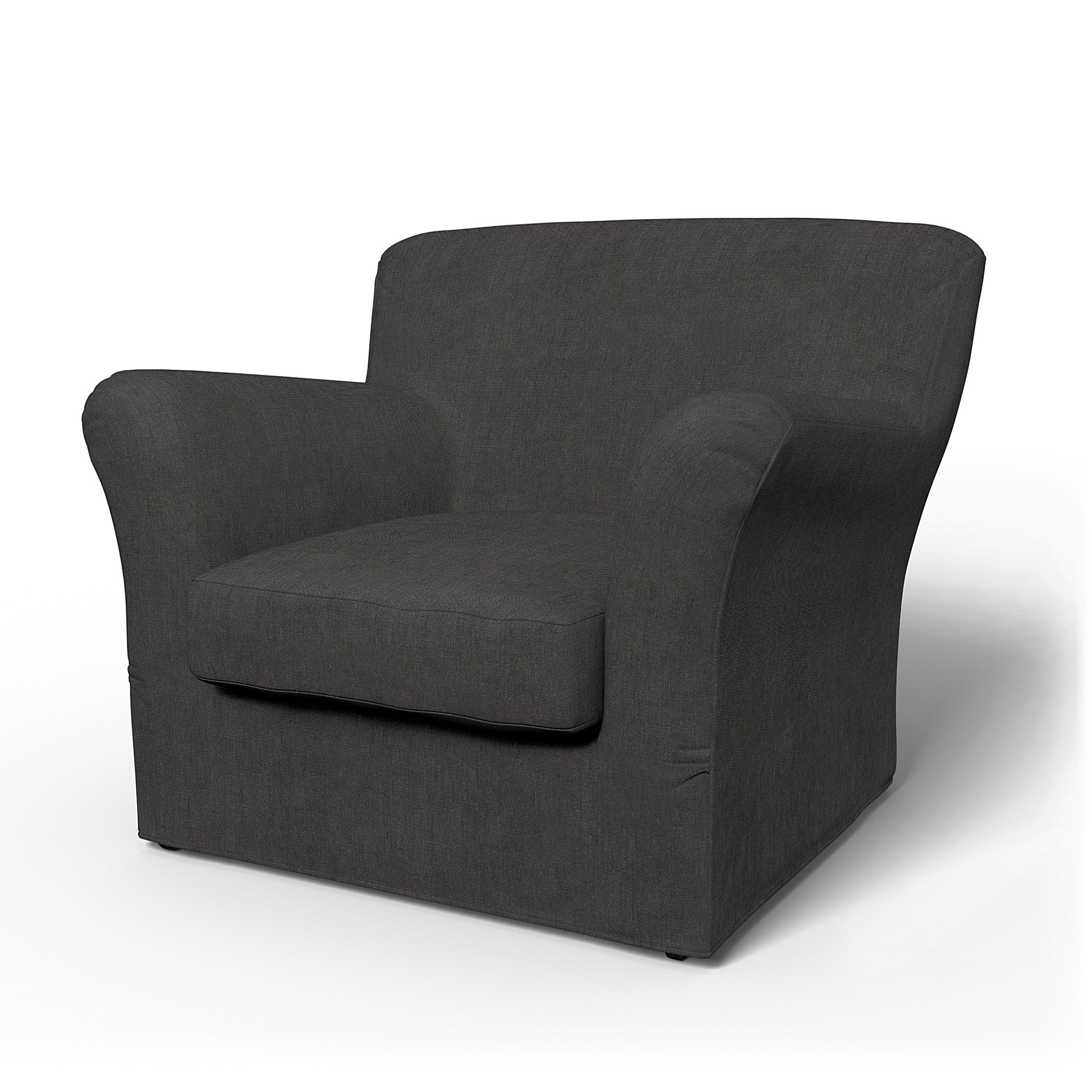 IKEA - Tomelilla Low Back Armchair Cover (Standard model), Espresso, Linen - Bemz